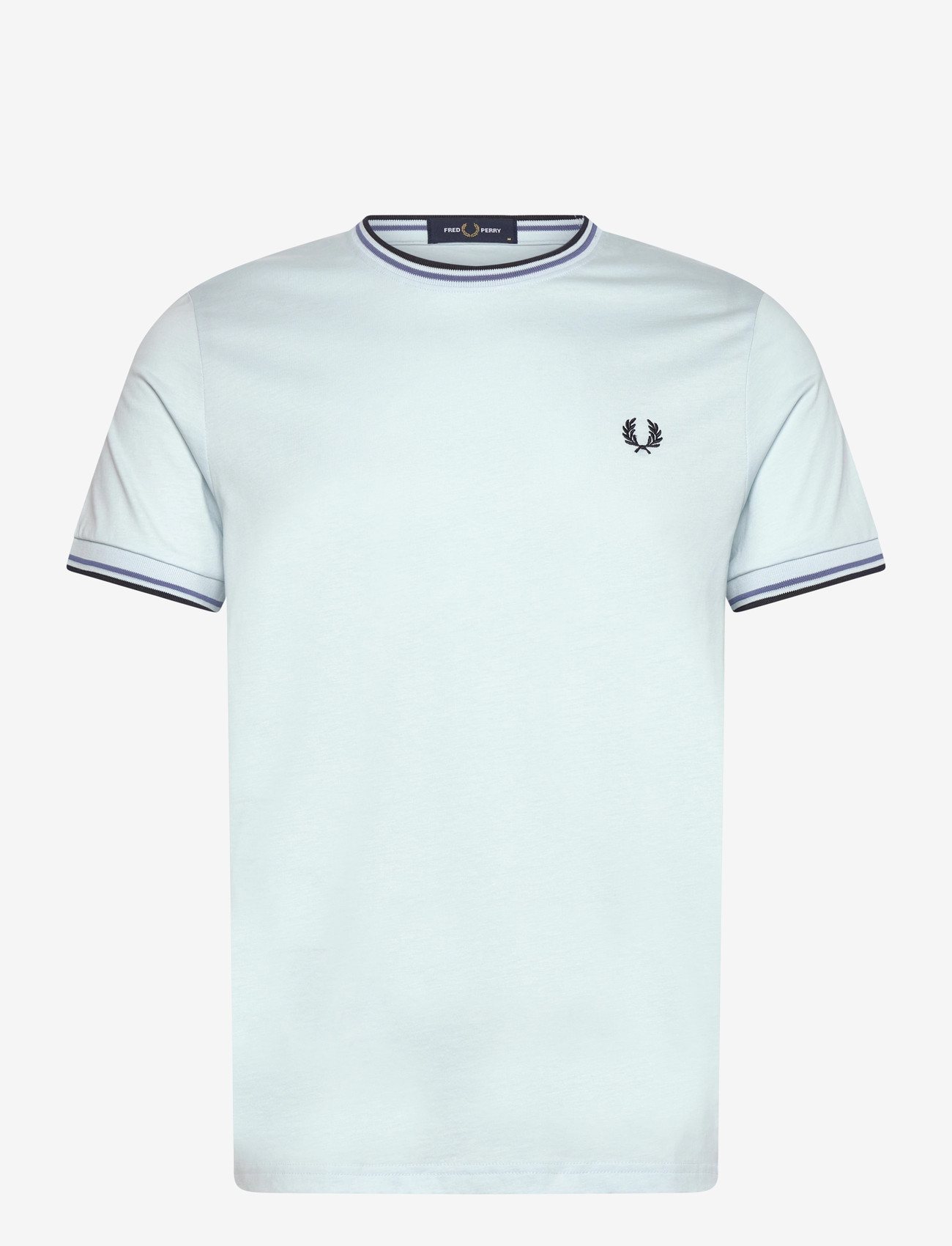 Fred Perry - TWIN TIPPED T-SHIRT - lühikeste varrukatega t-särgid - lgtic/acebl/navy - 0