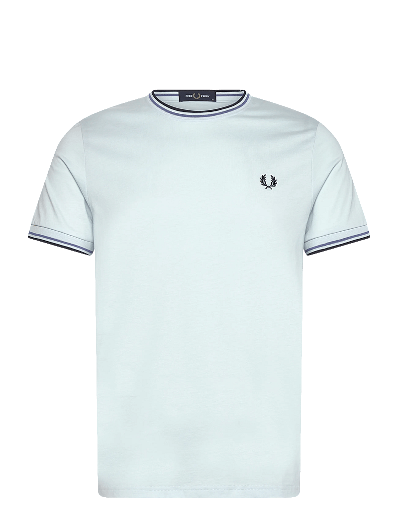Fred Perry - TWIN TIPPED T-SHIRT - lühikeste varrukatega t-särgid - lgtic/acebl/navy - 0