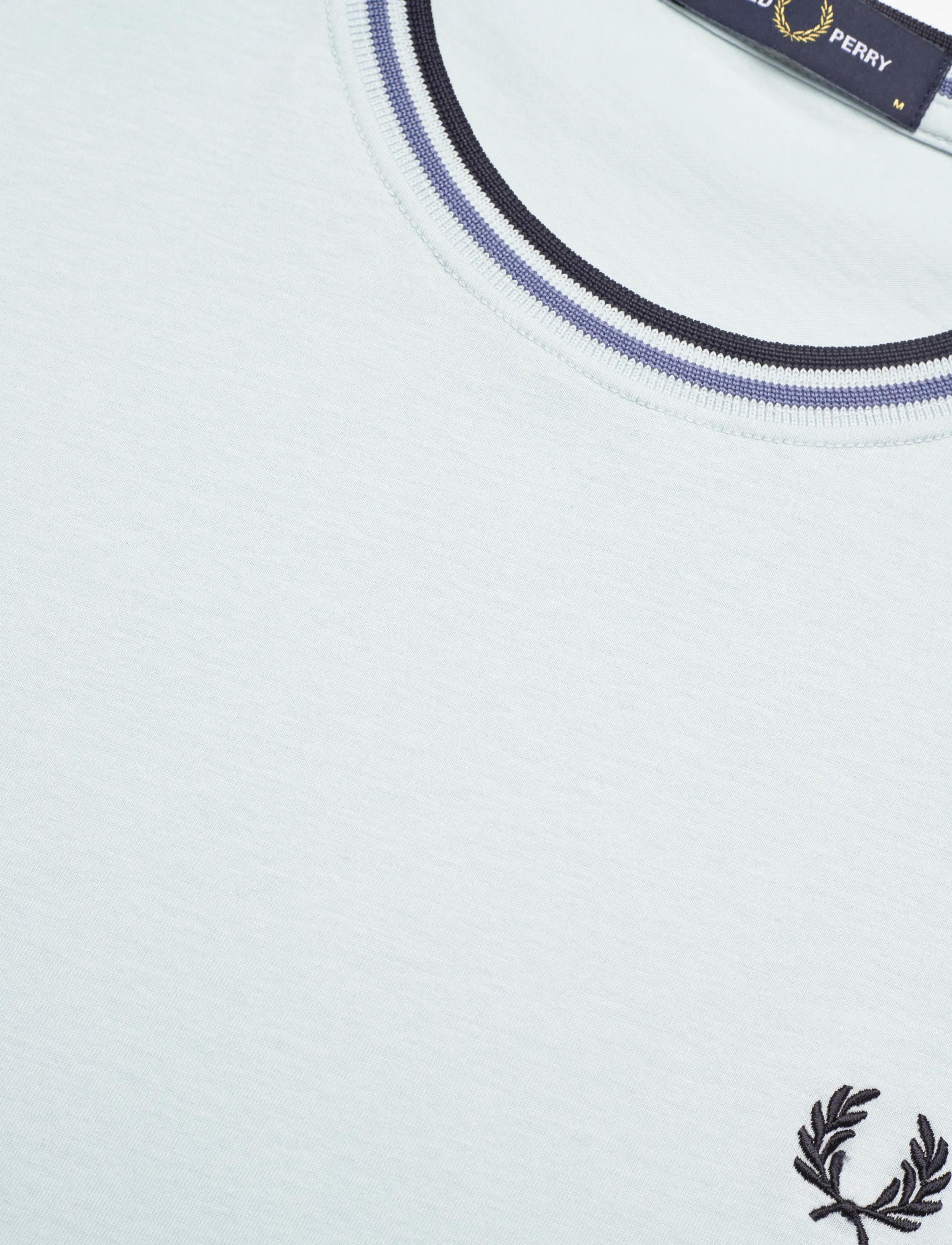 Fred Perry - TWIN TIPPED T-SHIRT - short-sleeved t-shirts - lgtic/acebl/navy - 5