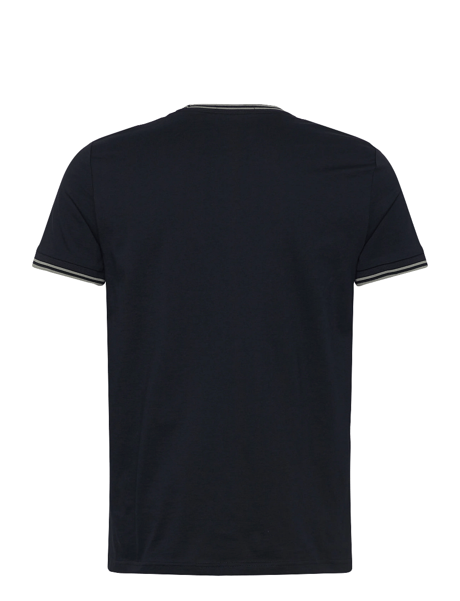 Fred Perry - TWIN TIPPED T-SHIRT - kurzärmelige t-shirts - navy/seagrass - 2
