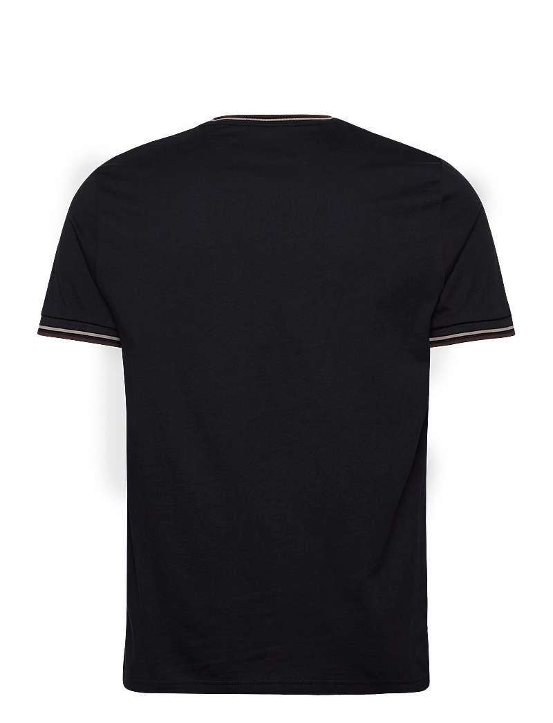 Fred Perry - TWIN TIPPED T-SHIRT - kortærmede t-shirts - navy/woat/bntob - 1