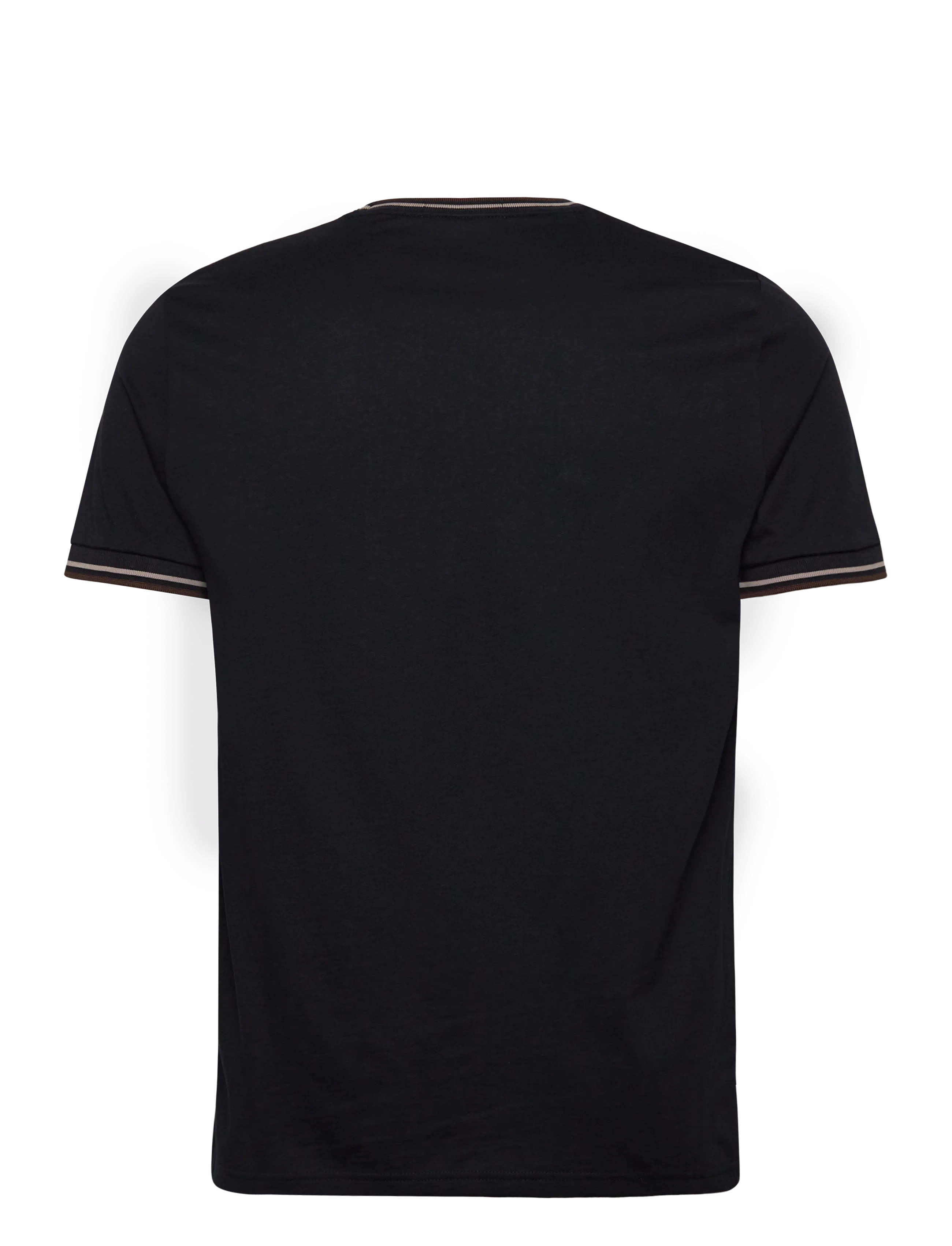 Fred Perry - TWIN TIPPED T-SHIRT - kortærmede t-shirts - navy/woat/bntob - 1