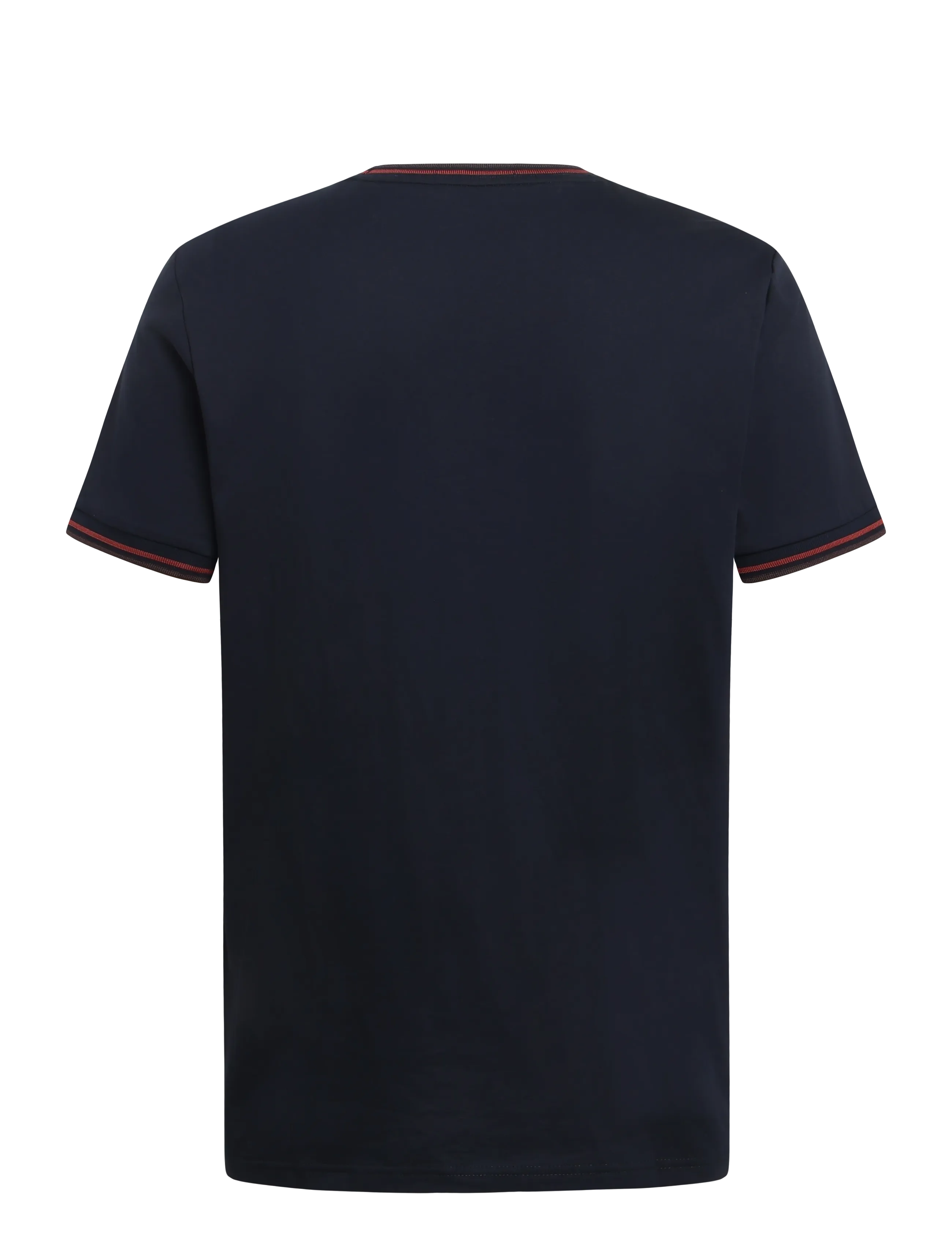 Fred Perry - TWIN TIPPED T-SHIRT - short-sleeved t-shirts - nvy/brndy/rchbrn - 1