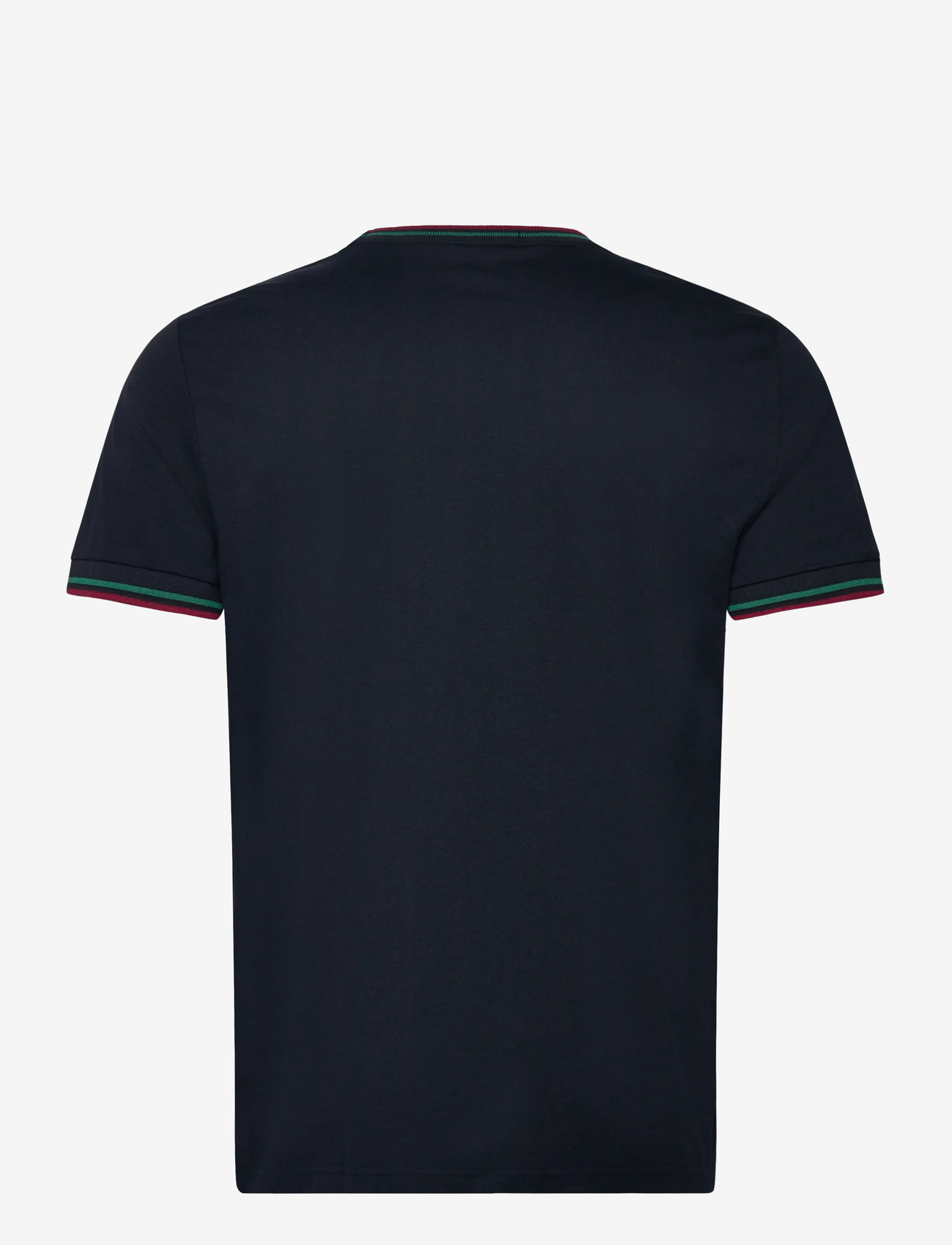 Fred Perry - TWIN TIPPED T-SHIRT - efterårstøj - nvy/sprtgr/brntr - 1