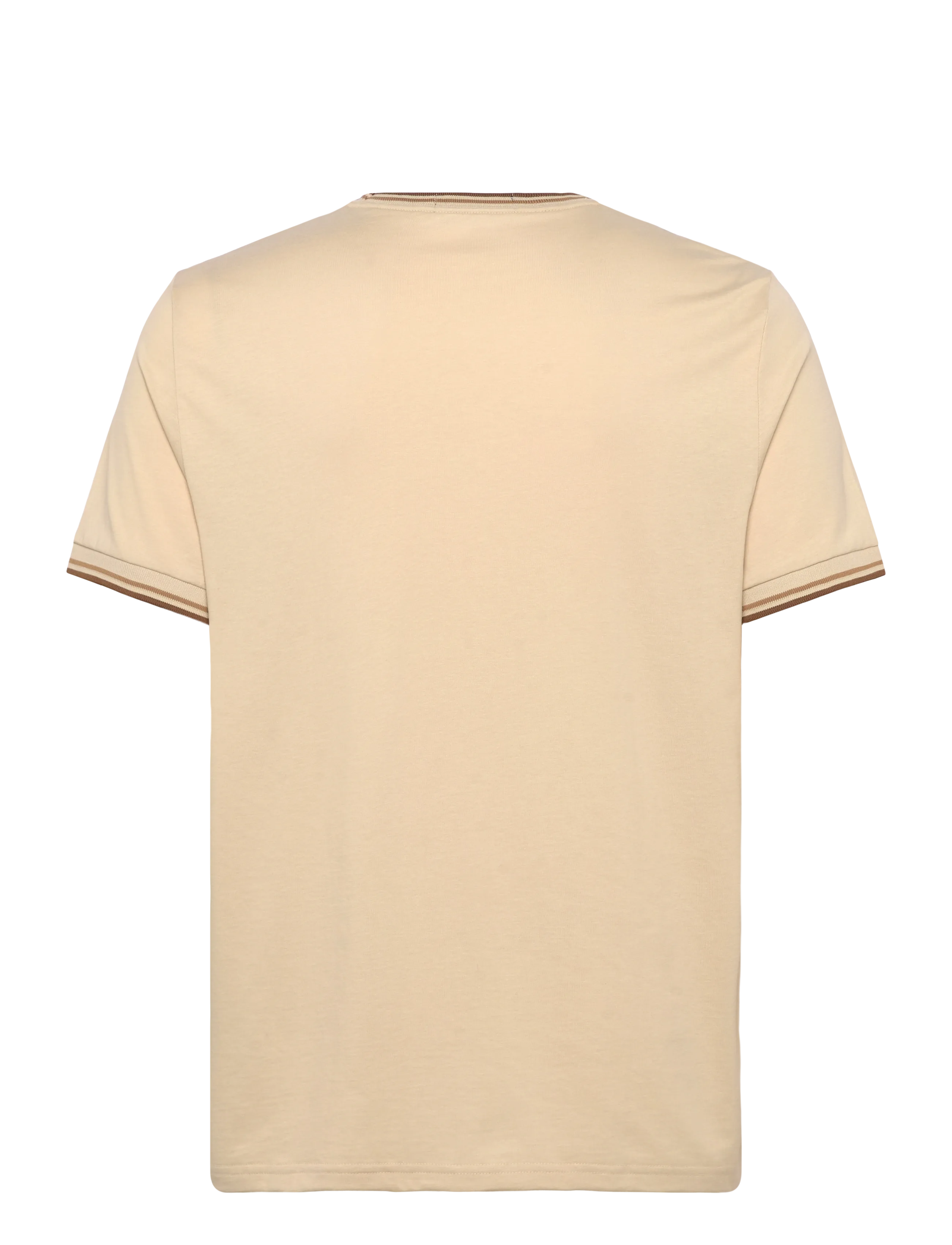Fred Perry - TWIN TIPPED T-SHIRT - korte mouwen - oat/wrmst/shdsto - 1