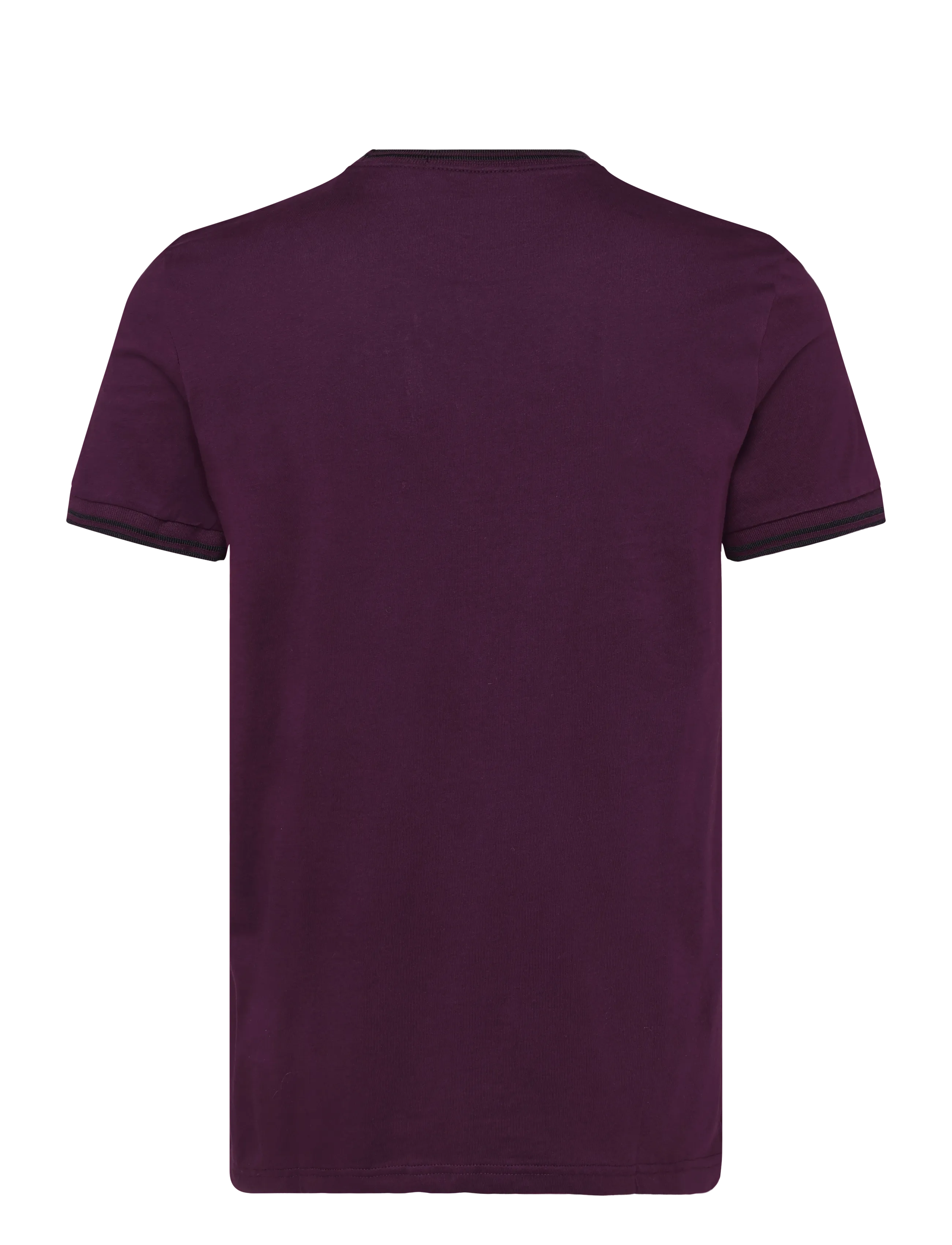 Fred Perry - TWIN TIPPED T-SHIRT - short-sleeved t-shirts - plum/black - 1