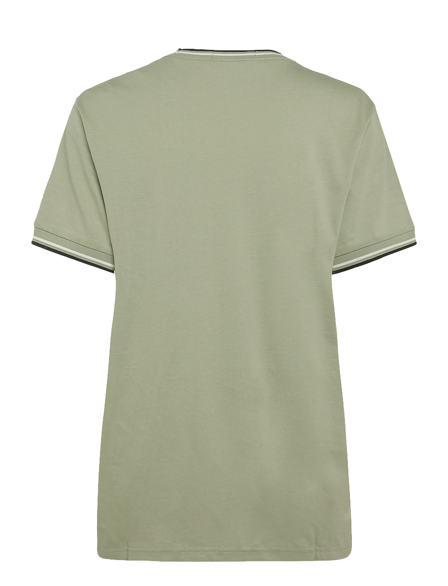 Fred Perry - TWIN TIPPED T-SHIRT - short-sleeved t-shirts - seagrs/ecr/dkair - 1