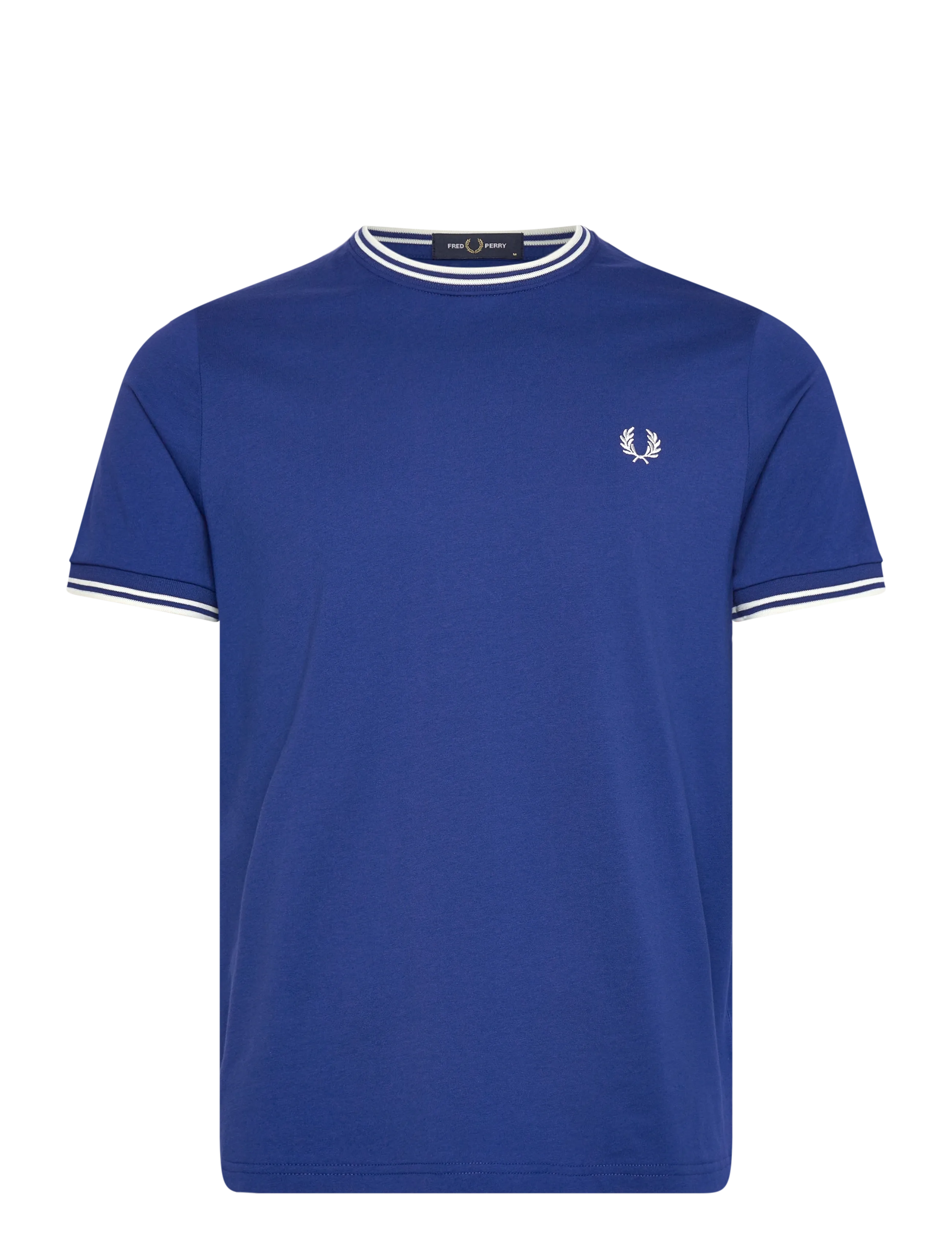 Fred Perry TWIN TIPPED T-SHIRT - Vaatteet - SOHOE/SNWHT / blue