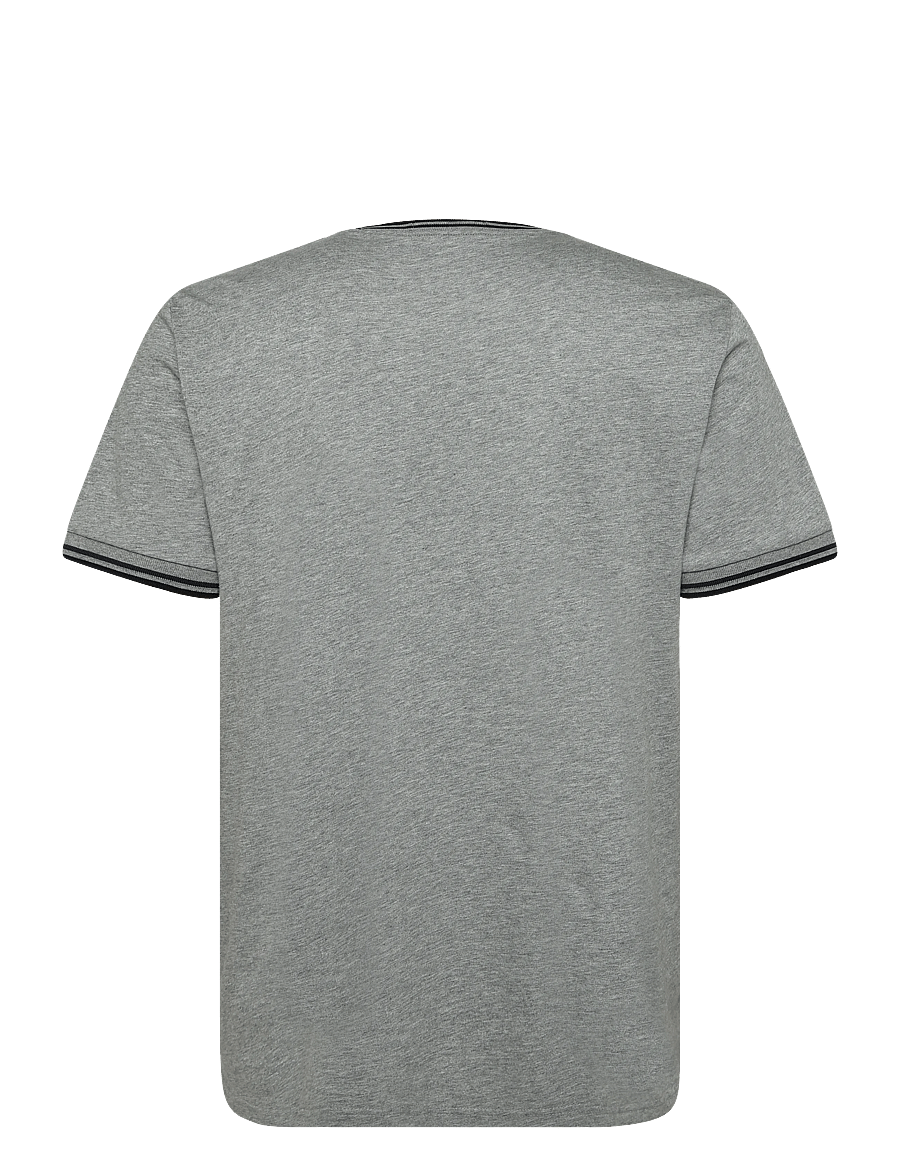 Fred Perry - TWIN TIPPED T-SHIRT - short-sleeved t-shirts - stlmrl/drkaf/blk - 1