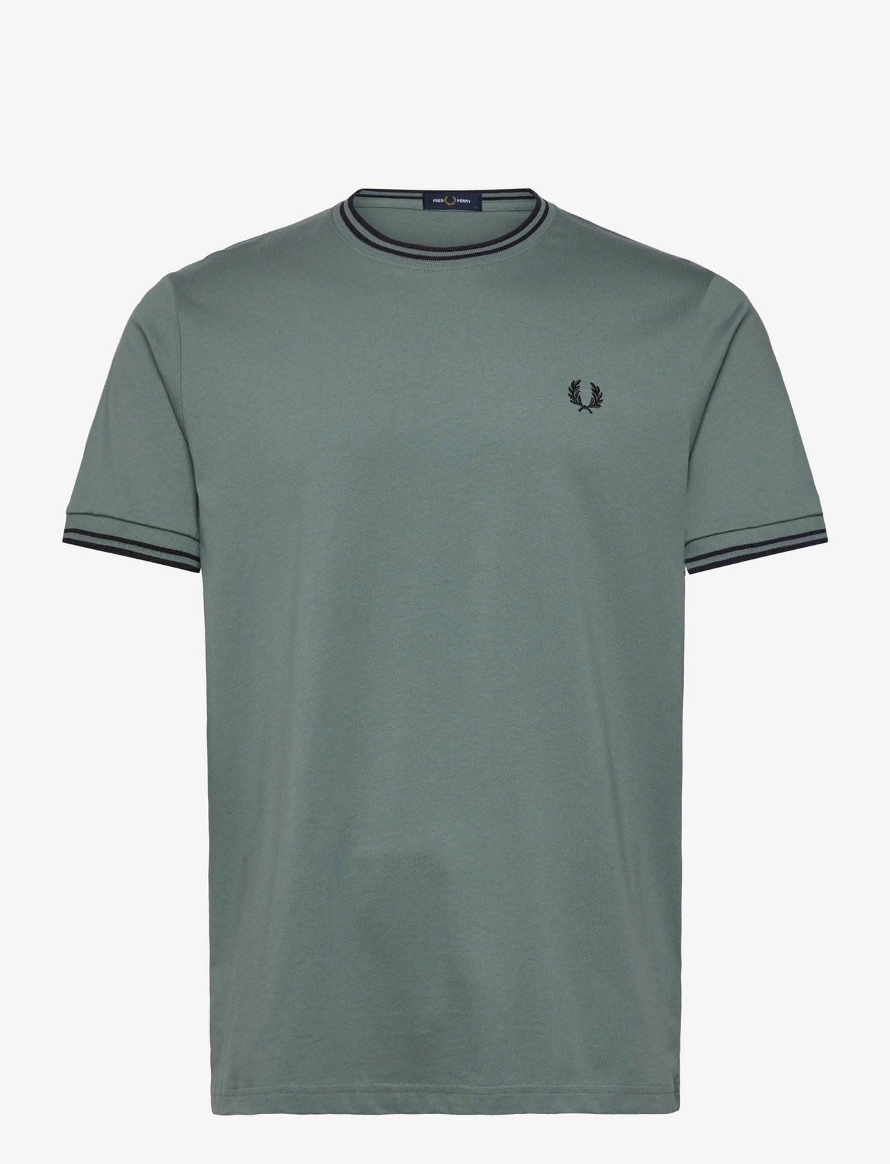 Fred Perry - TWIN TIPPED T-SHIRT - kortärmade t-shirts - stockportblu/nvy - 0