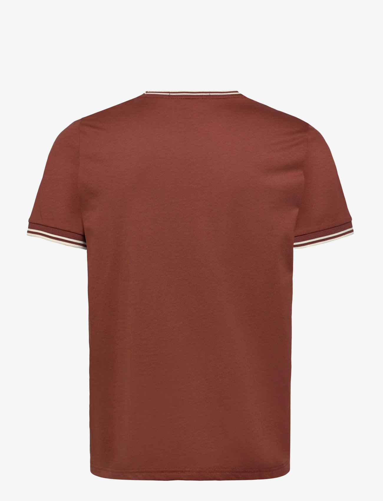 Fred Perry - TWIN TIPPED T-SHIRT - kurzärmelig - whiskybrown/ecru - 1