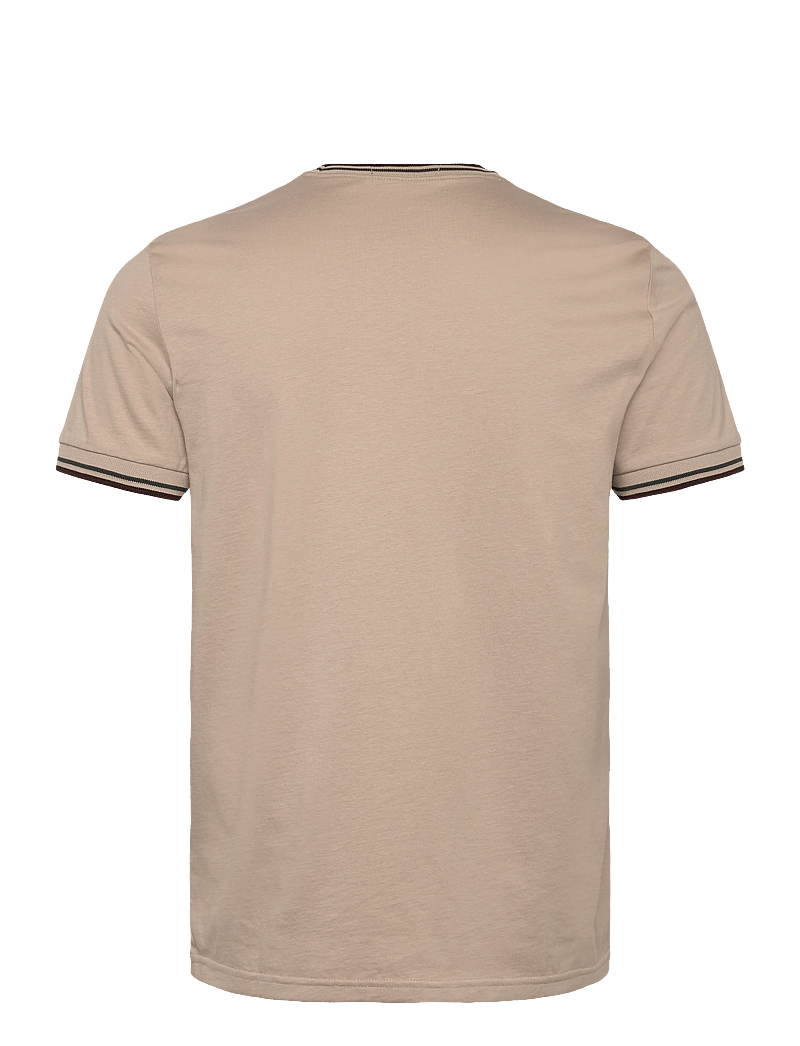 Fred Perry - TWIN TIPPED T-SHIRT - kortærmede t-shirts - wrmot/crtgr/btob - 1