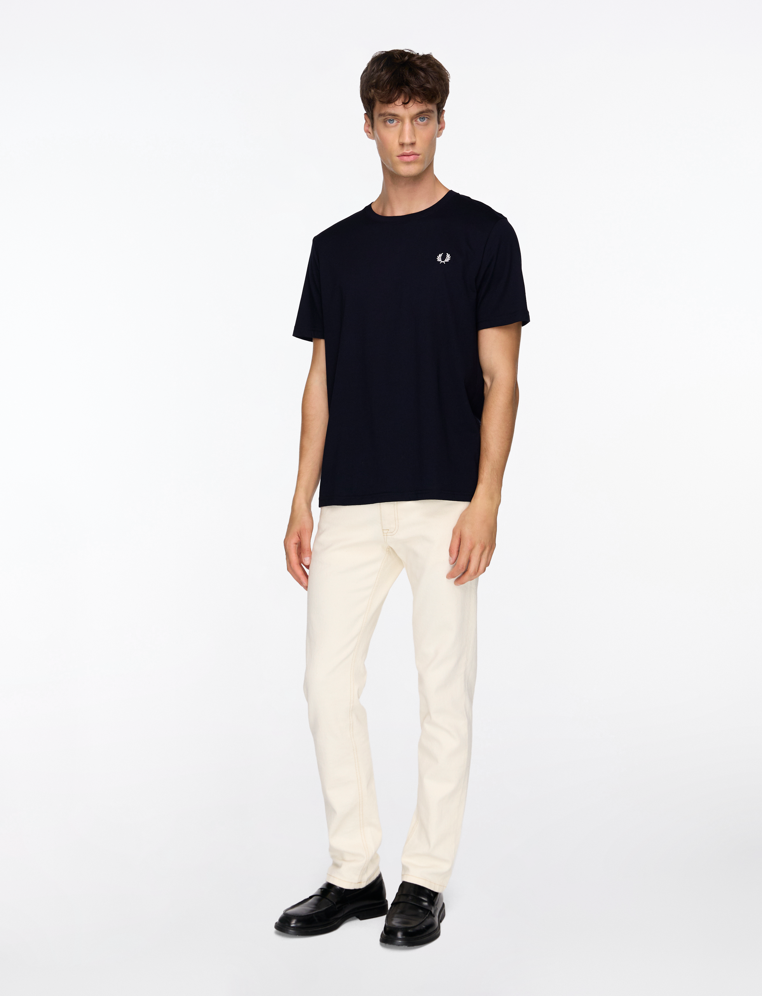 Fred Perry - CREW NECK T-SHIRT - lühikeste varrukatega t-särgid - navy - 2