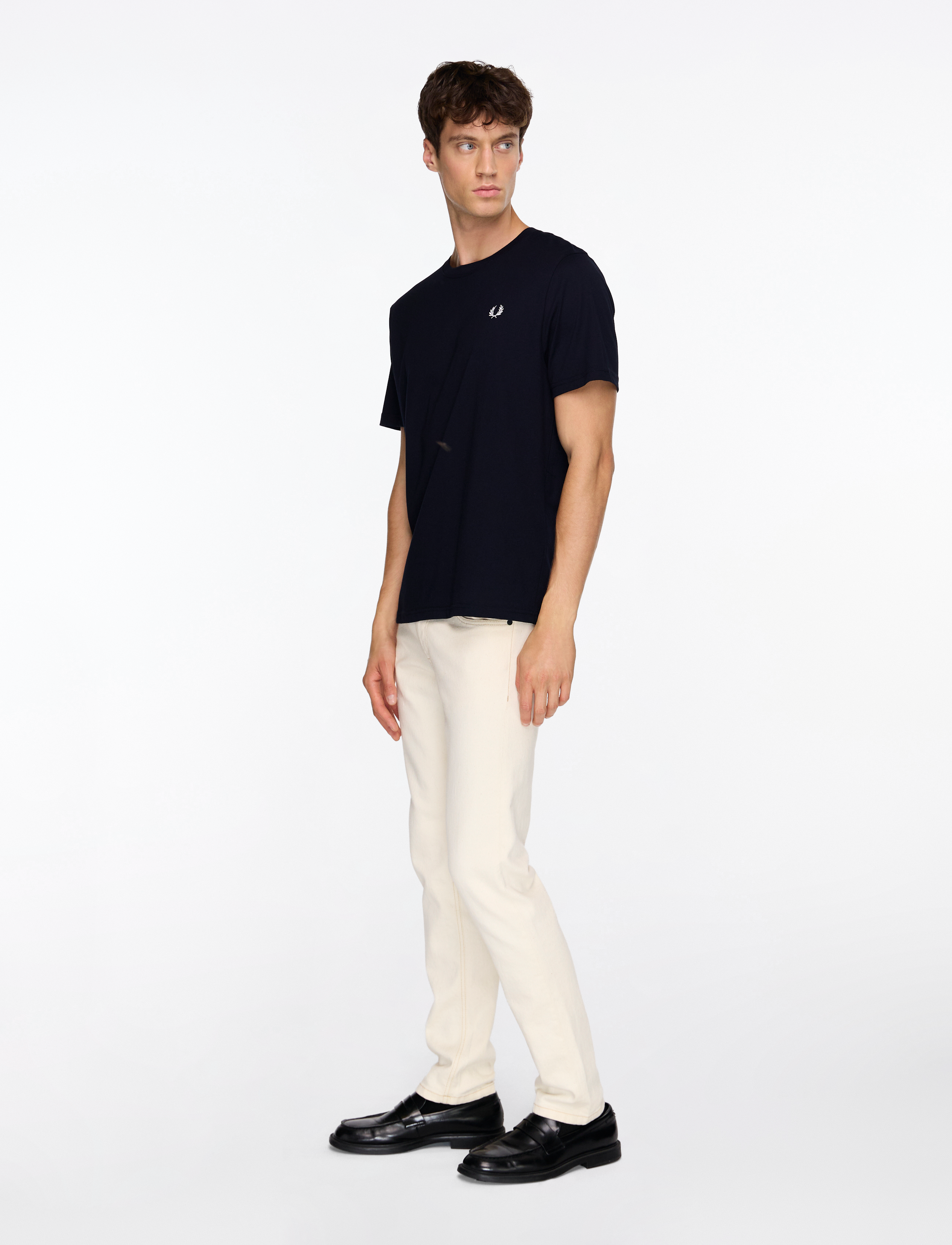 Fred Perry - CREW NECK T-SHIRT - lühikeste varrukatega t-särgid - navy - 3