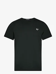 Fred Perry - CREW NECK T-SHIRT - laveste priser - nightgreen/snwht - 0
