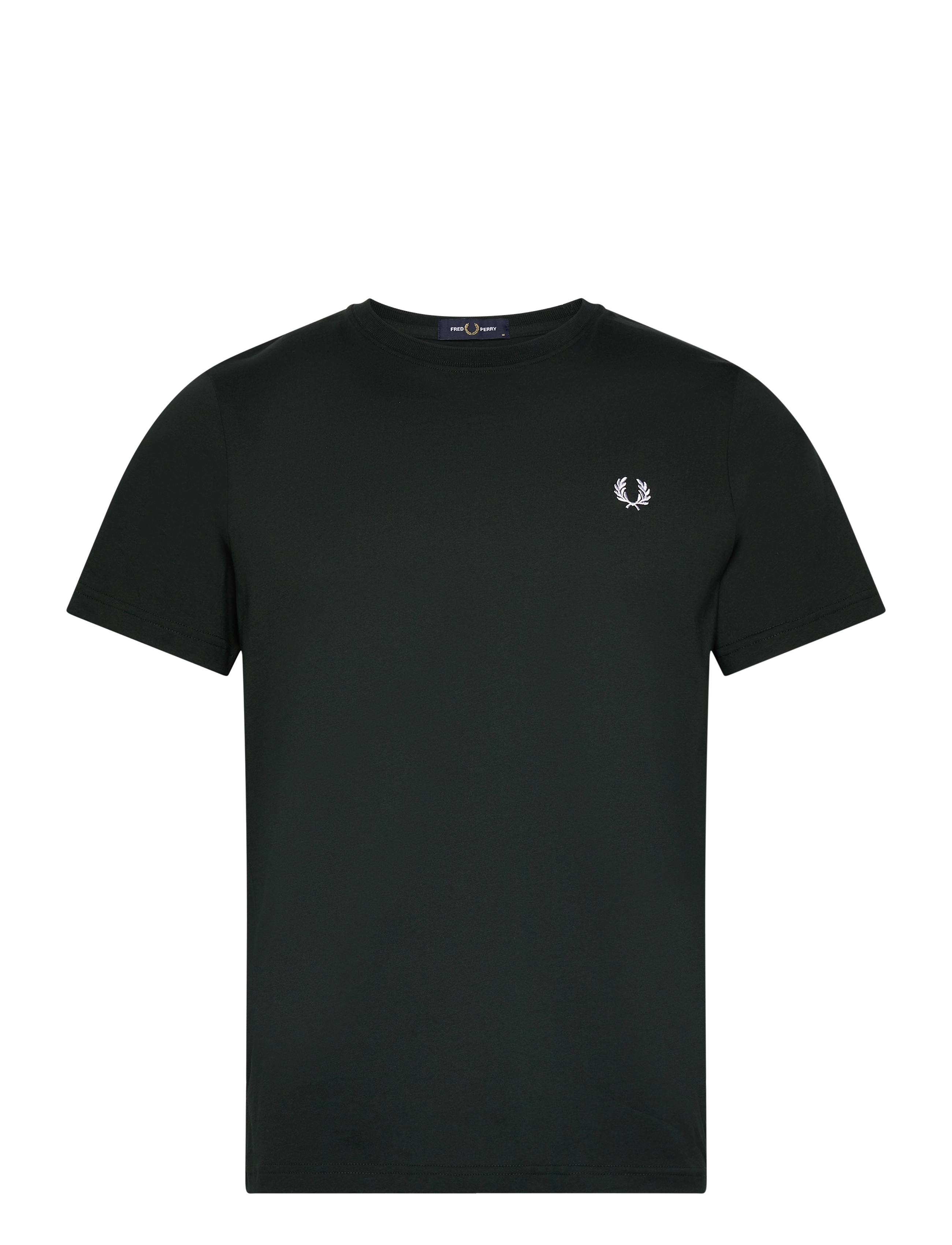 CREW NECK T-SHIRT - NIGHTGREEN/SNWHT