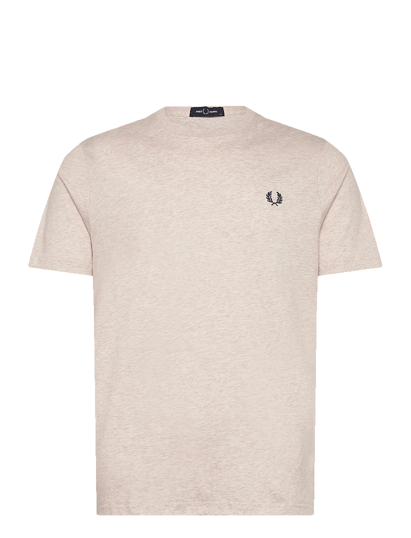 Fred Perry - CREW NECK T-SHIRT - krótki rękaw - porridge m/anchor grey - 0