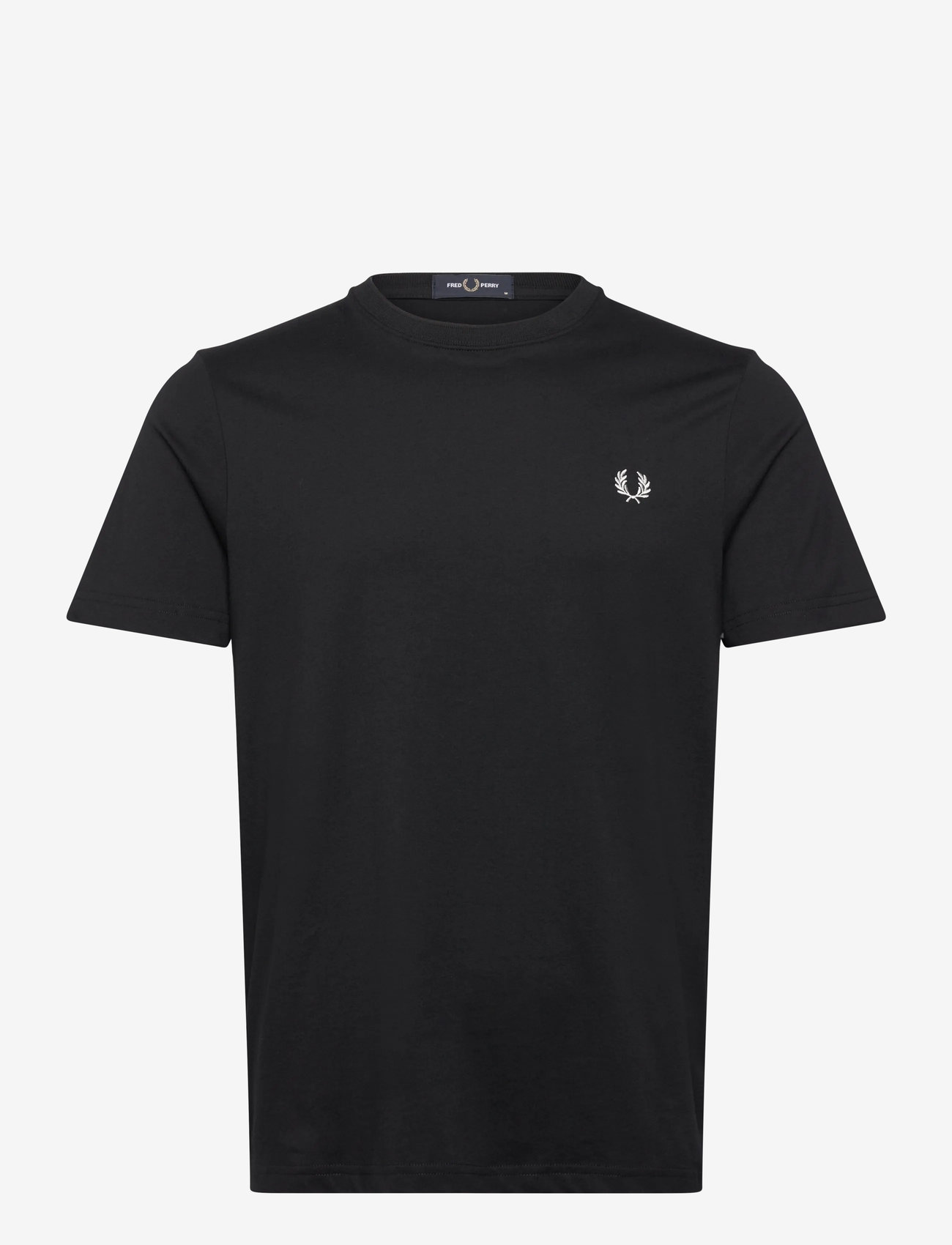Fred Perry - CREW NECK T-SHIRT - kortærmede t-shirts - black - 0