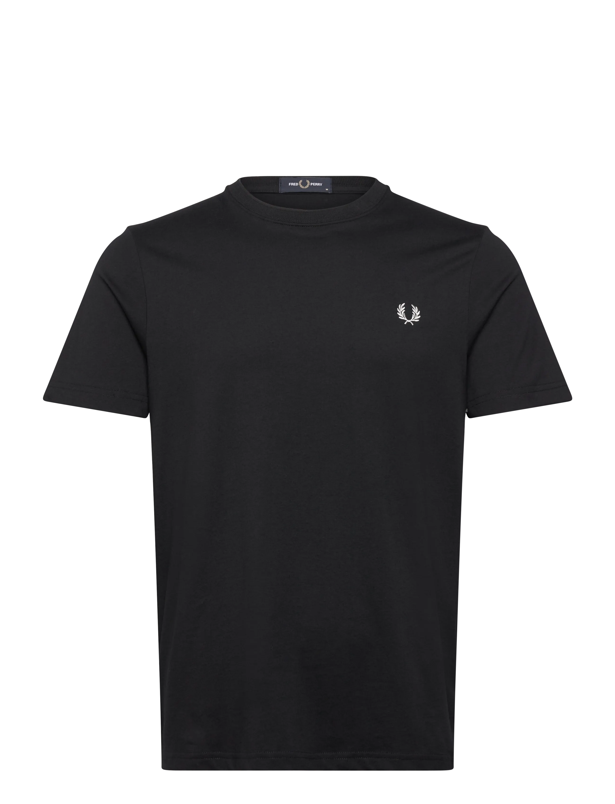Fred Perry CREW NECK T-SHIRT - Kleidung - BLACK / black
