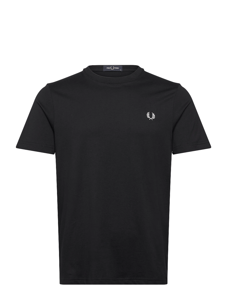 Fred Perry - CREW NECK T-SHIRT - lühikeste varrukatega t-särgid - black - 0