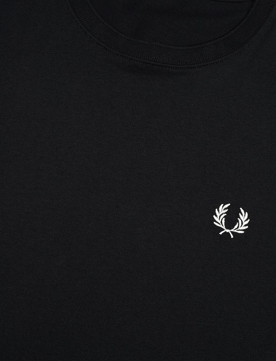 Fred Perry - CREW NECK T-SHIRT - lühikeste varrukatega t-särgid - black - 2
