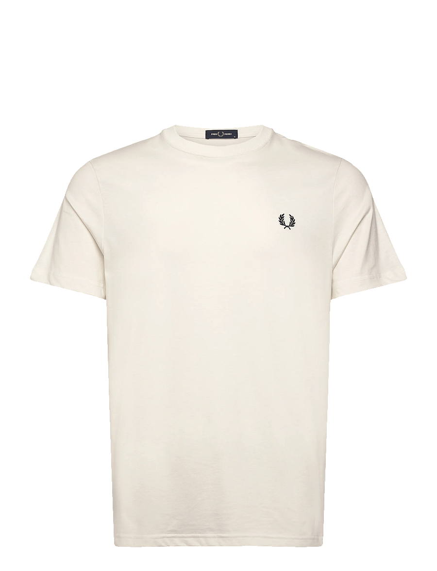 Fred Perry - CREW NECK T-SHIRT - kortærmede t-shirts - snow white - 0