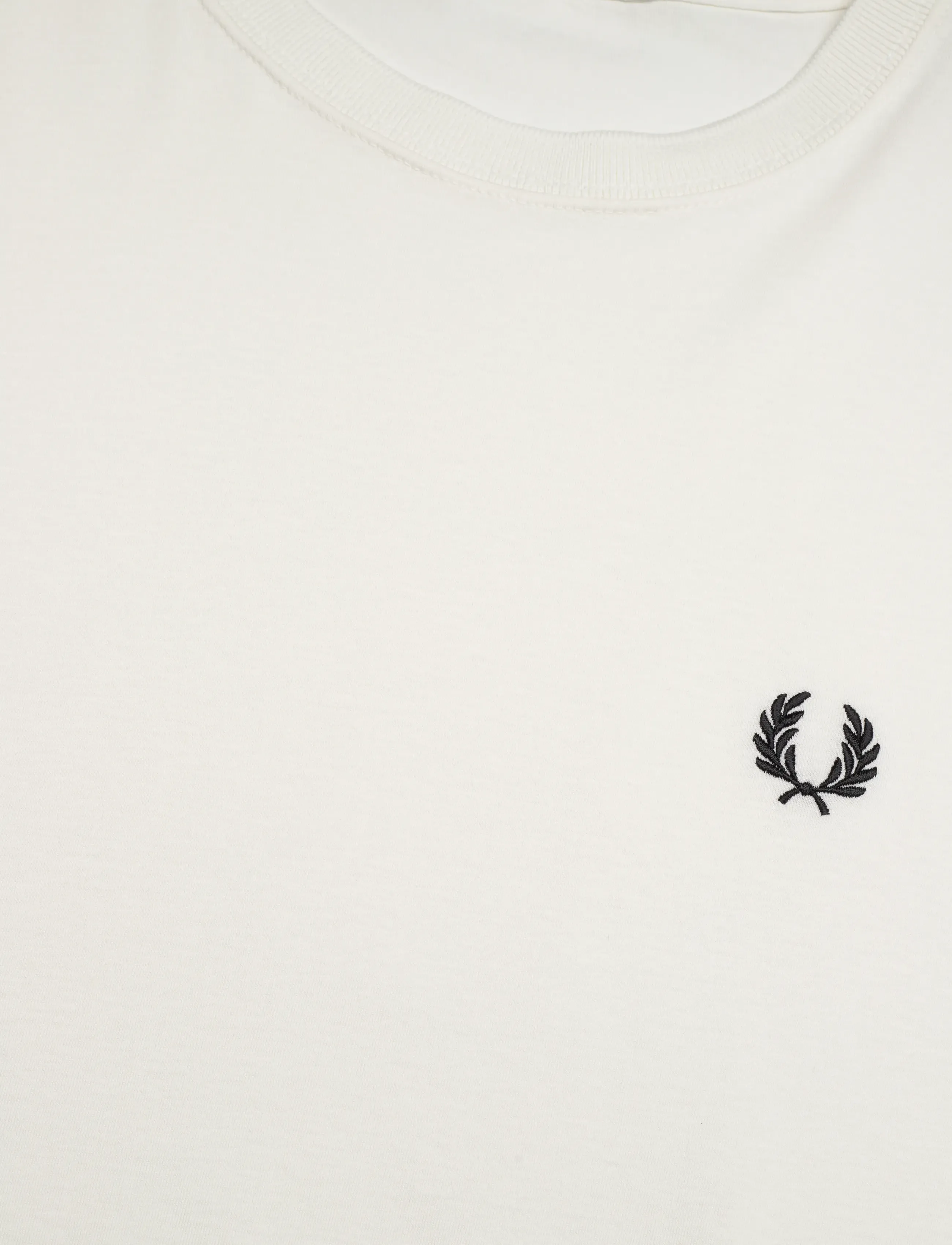 Fred Perry - CREW NECK T-SHIRT - kortærmede t-shirts - snow white - 2