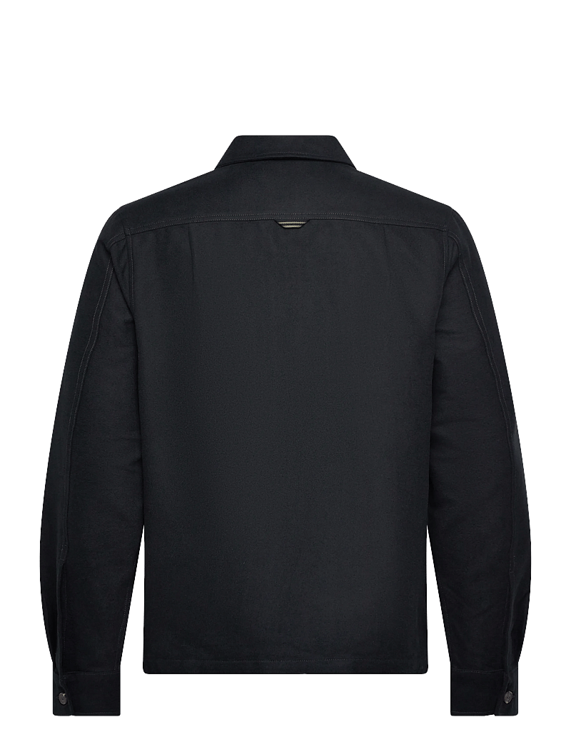 Fred Perry - BRUSHED TWILL OVERSHIRT - shop efter anledning - black - 1