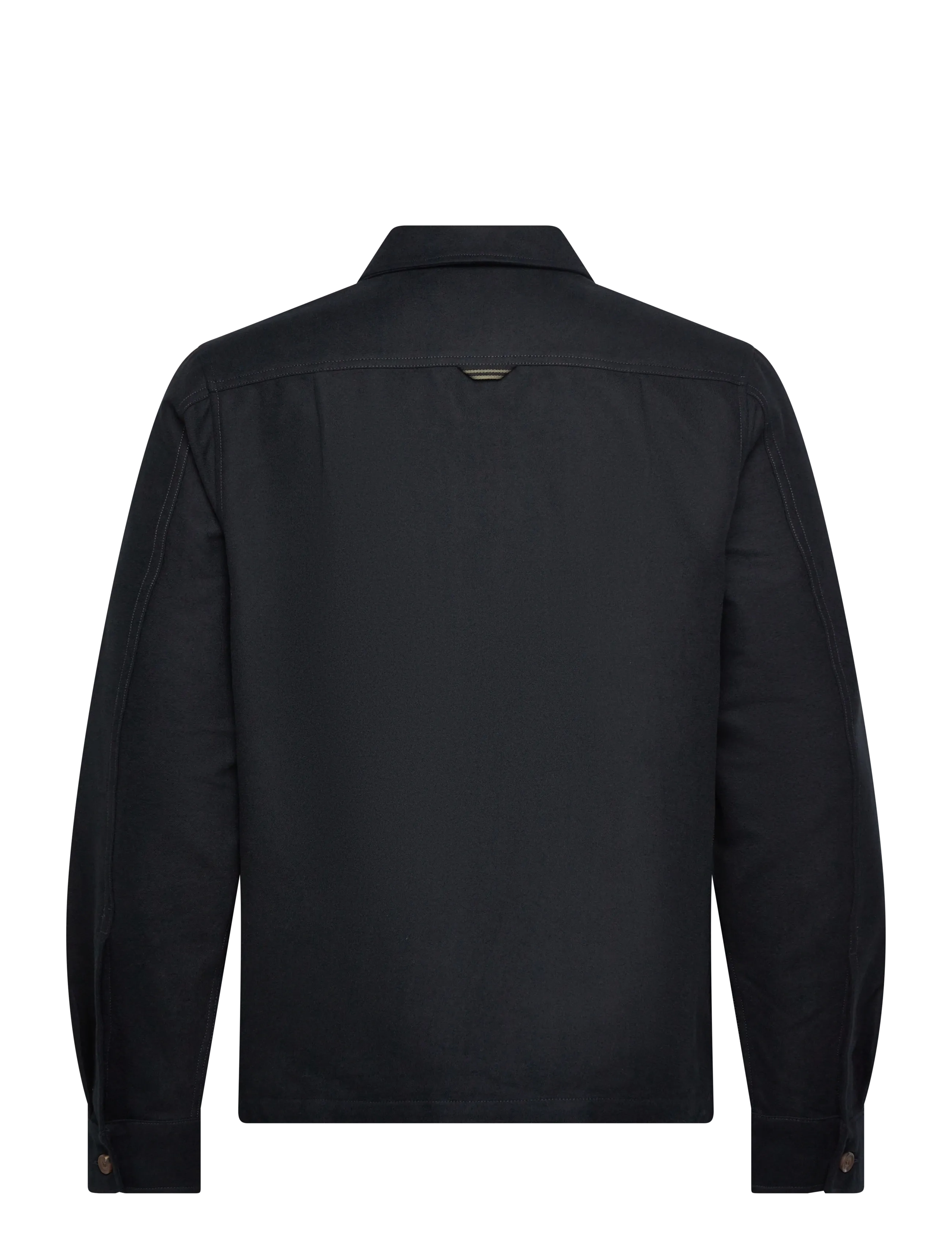 Fred Perry - BRUSHED TWILL OVERSHIRT - black - 1