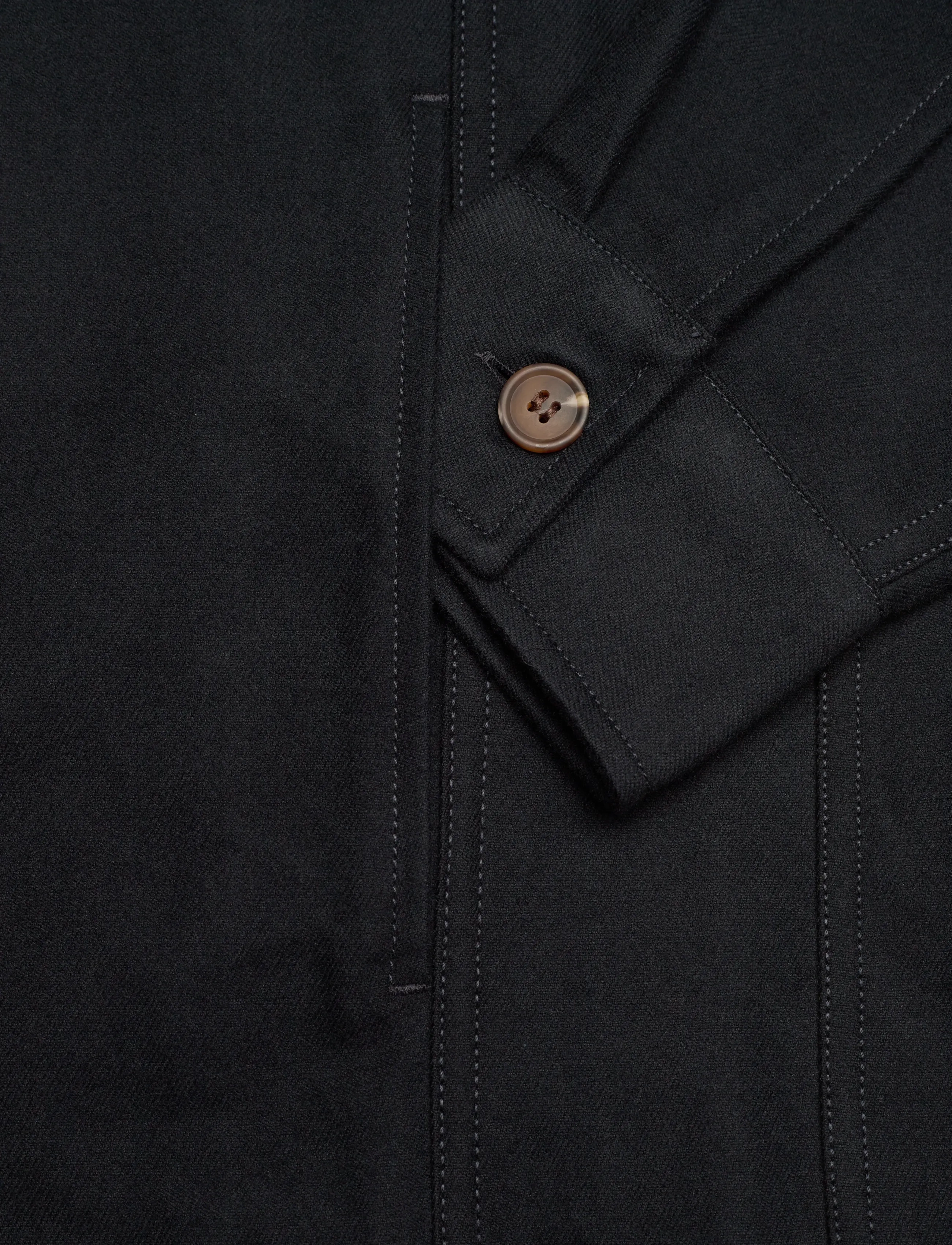 Fred Perry - BRUSHED TWILL OVERSHIRT - black - 3
