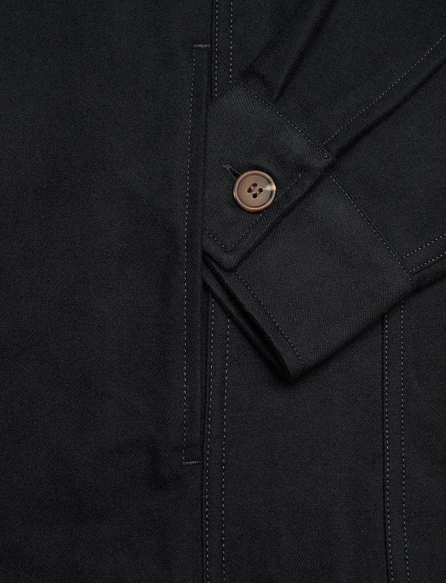 Fred Perry - BRUSHED TWILL OVERSHIRT - shoppa efter tillfälle - black - 3