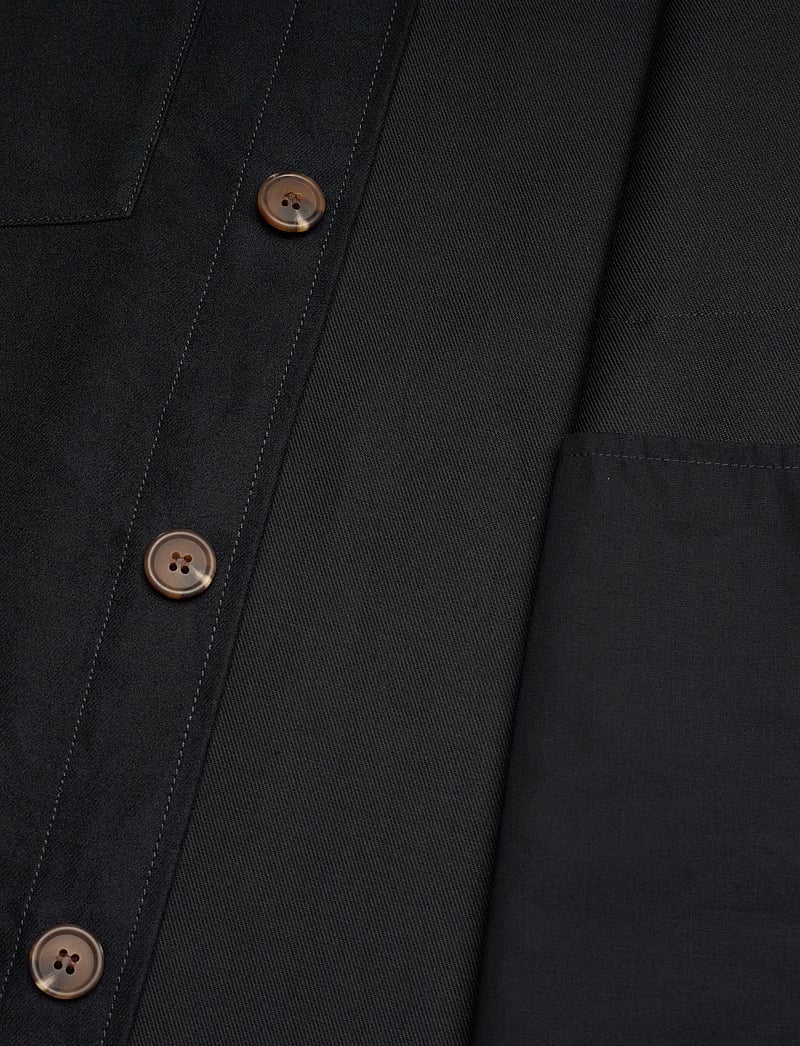 Fred Perry - BRUSHED TWILL OVERSHIRT - shop efter anledning - black - 4