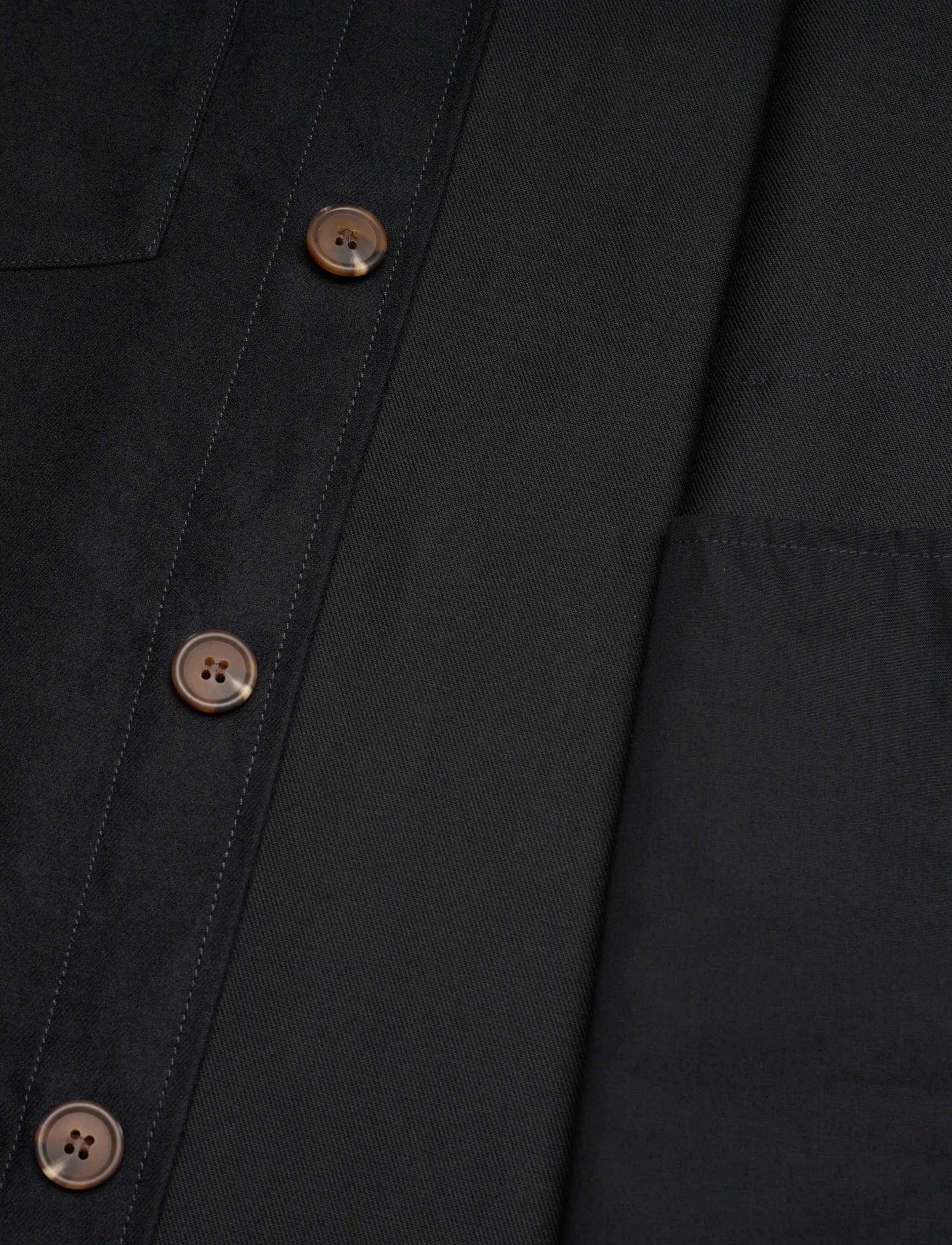Fred Perry - BRUSHED TWILL OVERSHIRT - black - 4