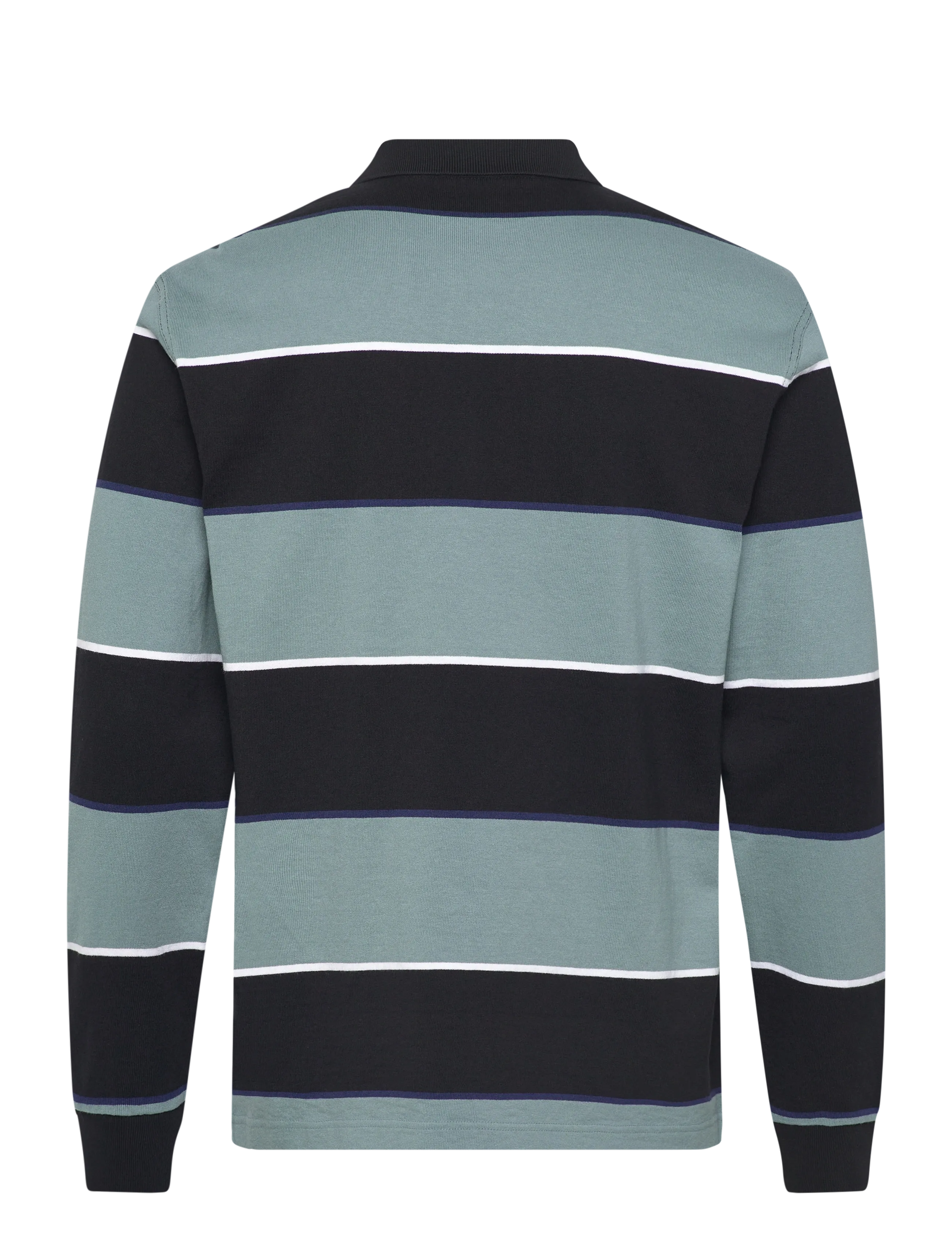 Fred Perry - HW JERSEY STRIPED POLO SHIRT - polos à manches longues - black - 2