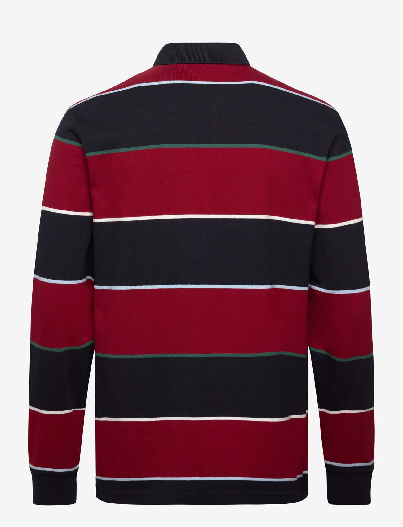 Fred Perry - HW JERSEY STRIPED POLO SHIRT - långärmade pikéer - navy - 1