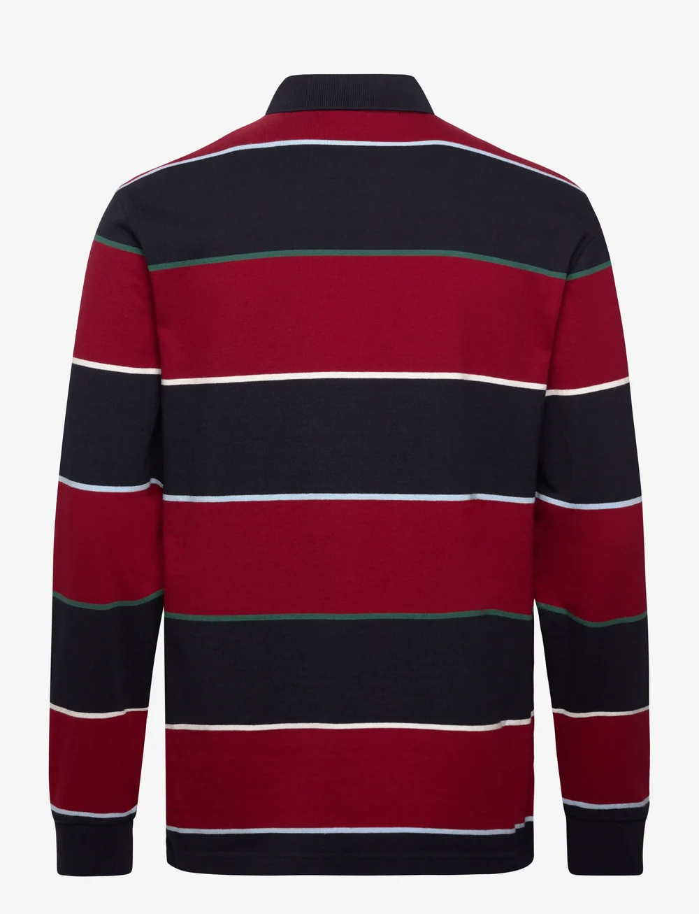 Fred Perry - HW JERSEY STRIPED POLO SHIRT - pikkade varrukatega polod - navy - 1