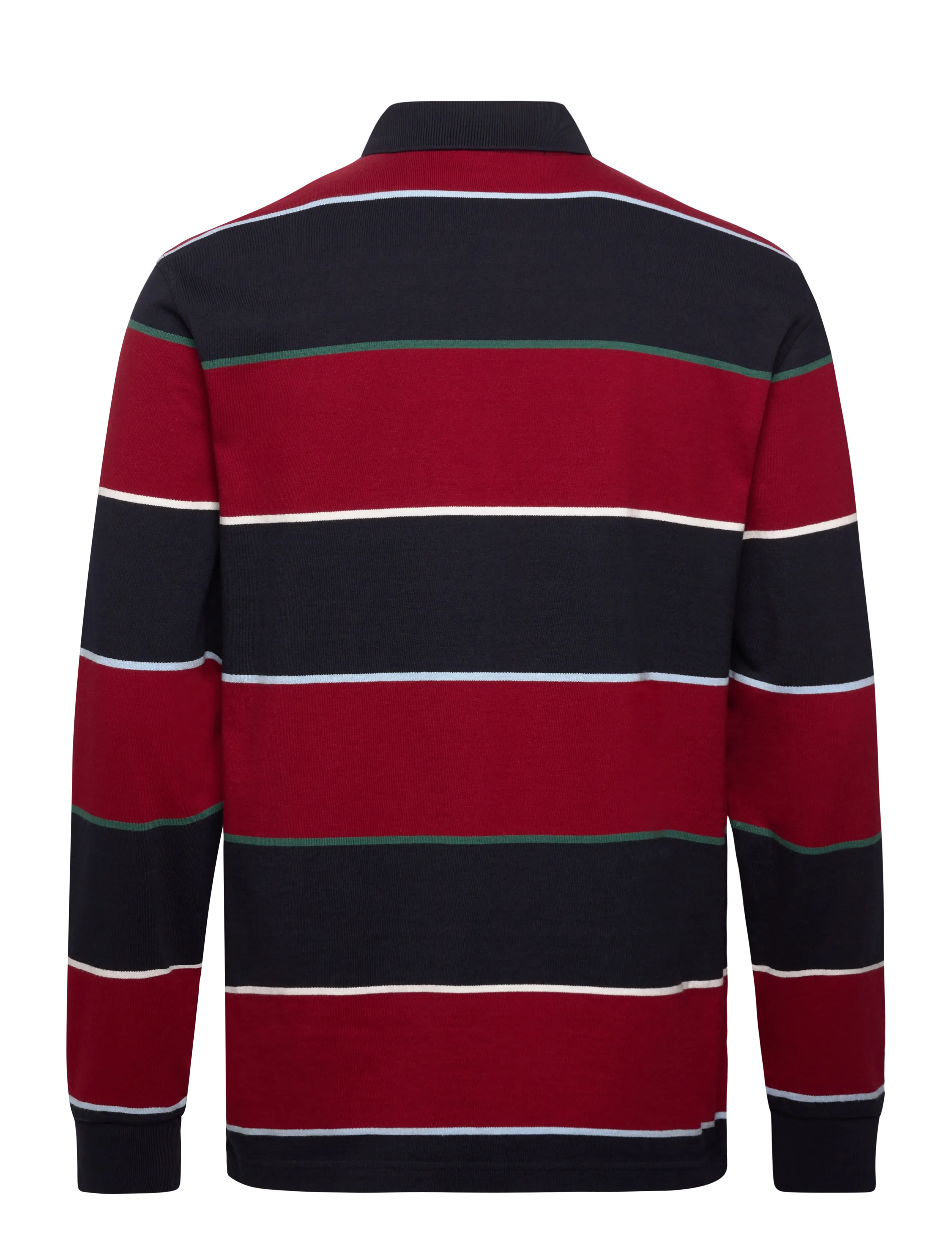 Fred Perry - HW JERSEY STRIPED POLO SHIRT - long-sleeved polos - navy - 1