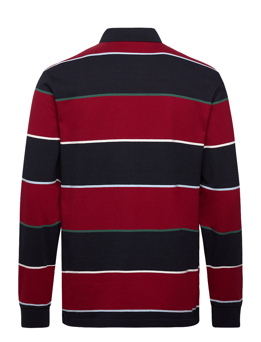 Fred Perry - HW JERSEY STRIPED POLO SHIRT - langärmelig - navy - 1