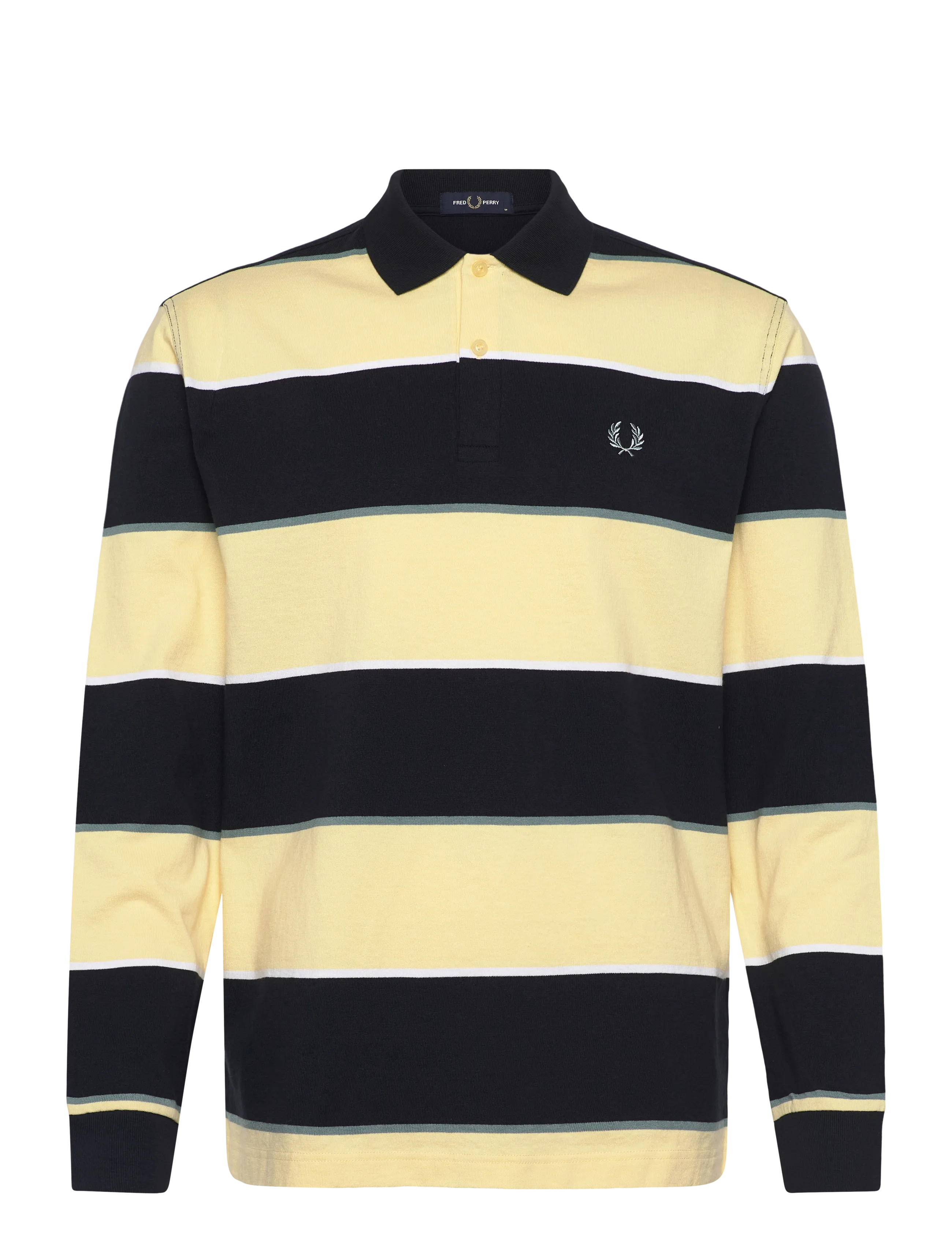 Fred Perry HW JERSEY STRIPED POLO SHIRT - Fred Perry - NAVY / multi