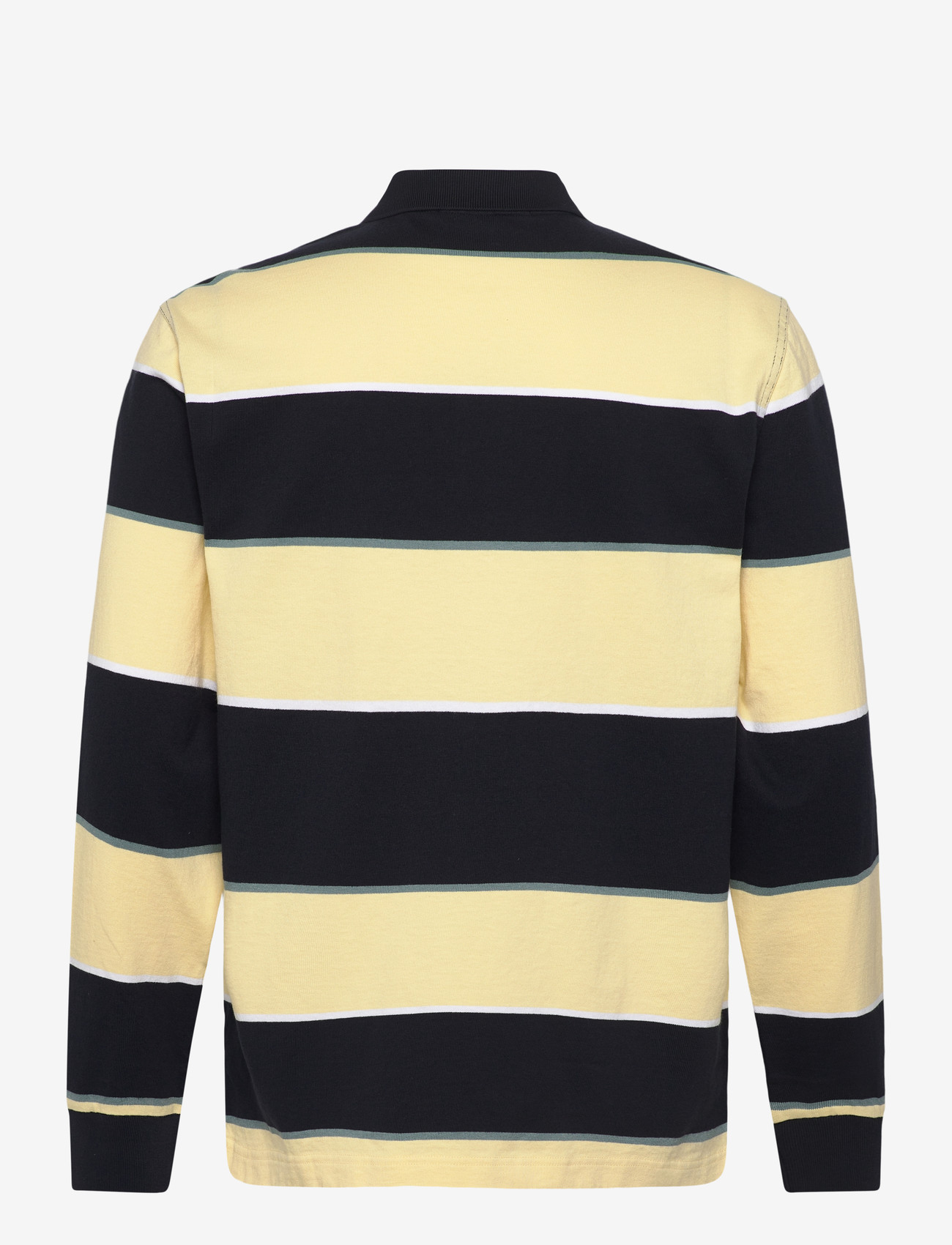 Fred Perry - HW JERSEY STRIPED POLO SHIRT - długi rękaw - navy - 1