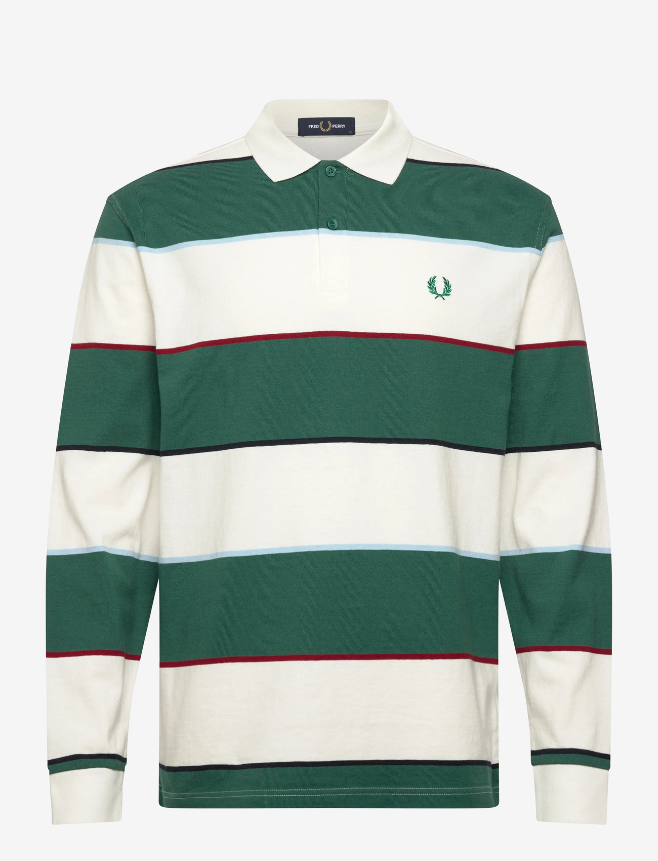 Fred Perry Hw Jersey Striped Polo Shirt (FPYM1728) Long-sleeved polos 