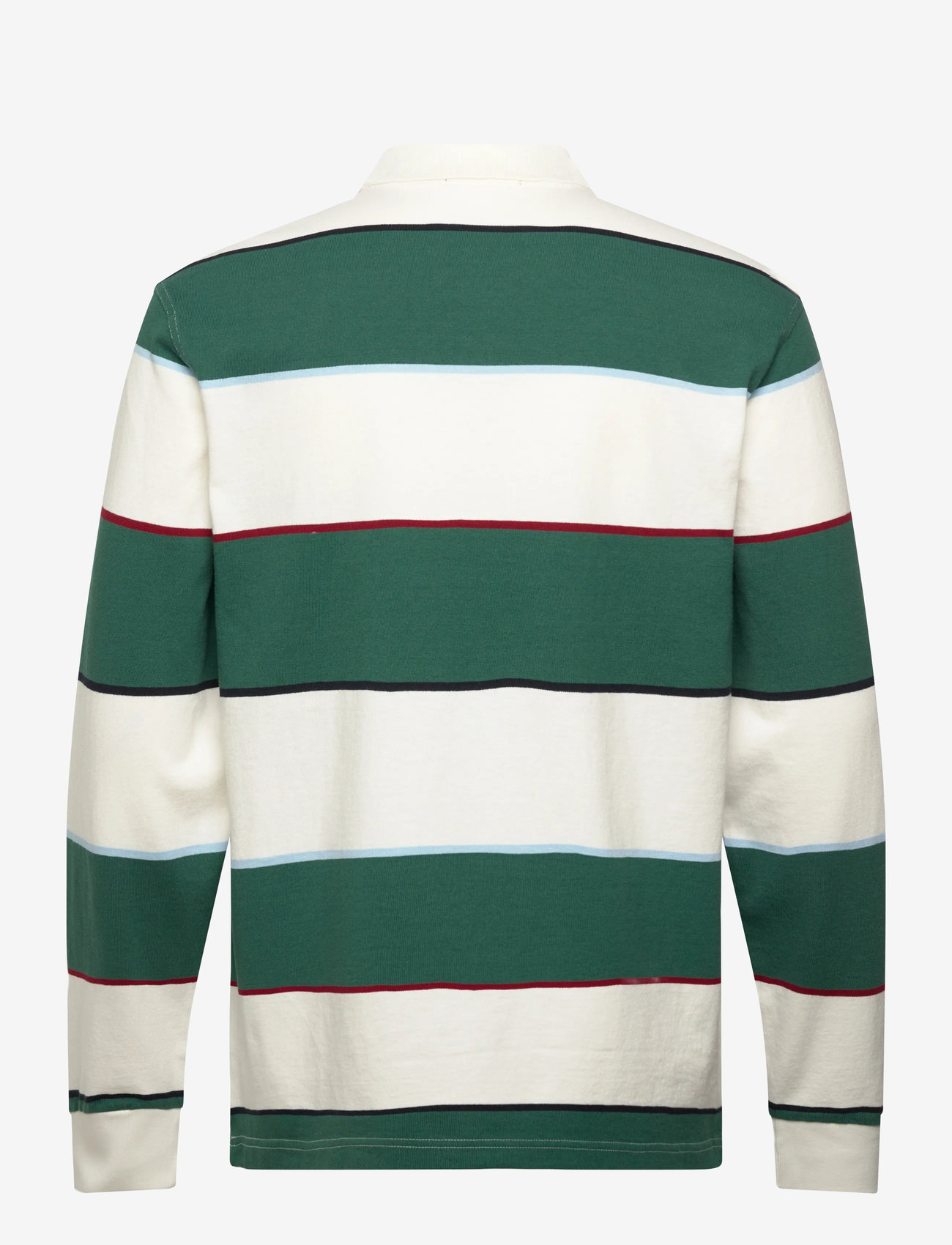 Fred Perry - HW JERSEY STRIPED POLO SHIRT - långärmade pikéer - snow white - 1