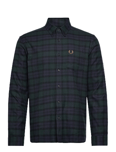 Fred Perry BLACKWATCH TARTAN BRUSHED TWIL - Fred Perry - BLACKWATCH TARTA / multi