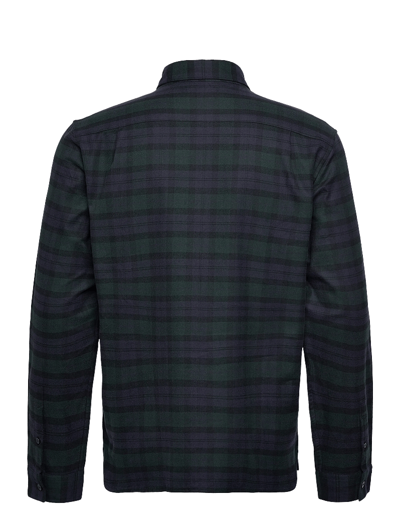 Fred Perry - BLACKWATCH TARTAN BRUSHED TWIL - ternede skjorter - blackwatch tarta - 1
