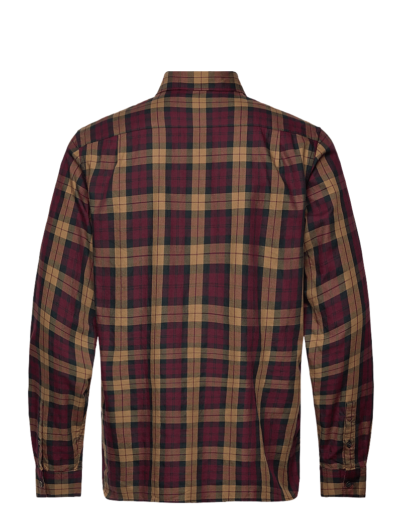 Fred Perry - TARTAN TWILL SHIRT - basic-hemden - oxblood - 1