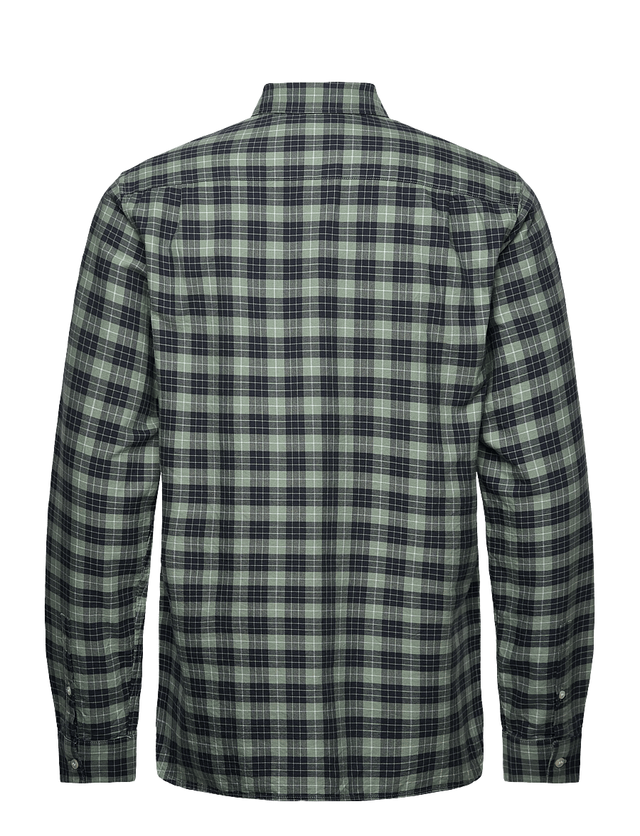 Fred Perry - TARTAN OXFORD SHIRT - geruite overhemden - bayleaf - 1