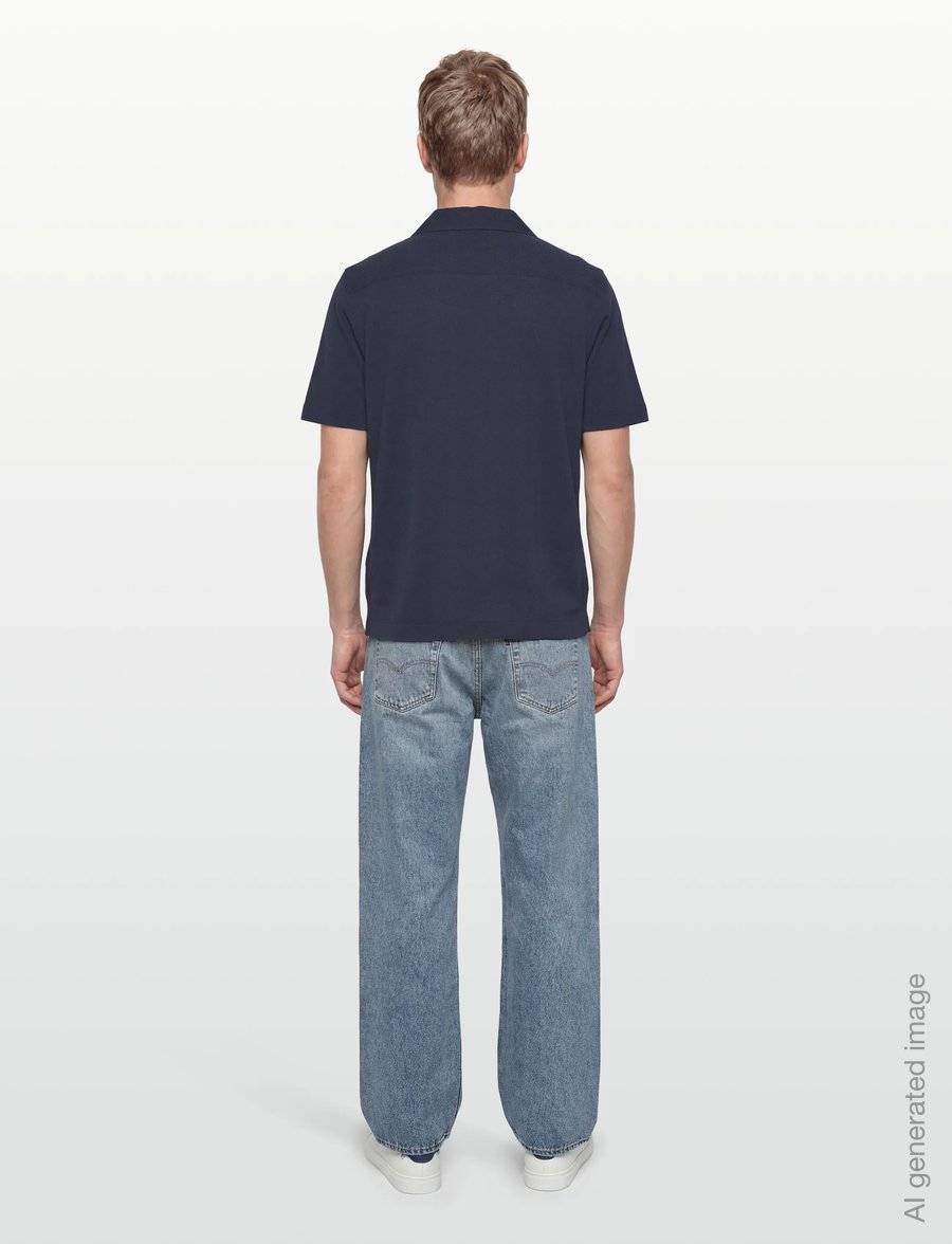 Fred Perry - COMPRESS MESH REVERE COLLAR SH - kortærmede skjorter - dark airforce - 4