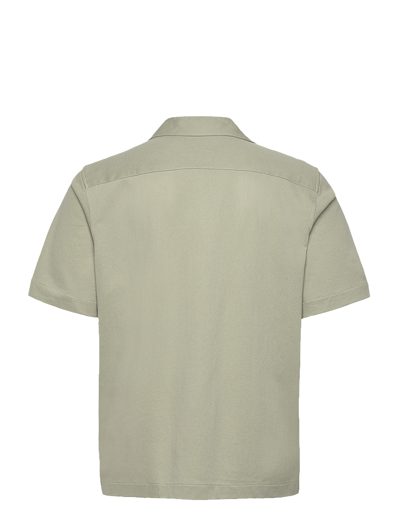 Fred Perry - COMPRESS MESH REVERE COLLAR SH - stuttermaskyrtur - seagrass - 1