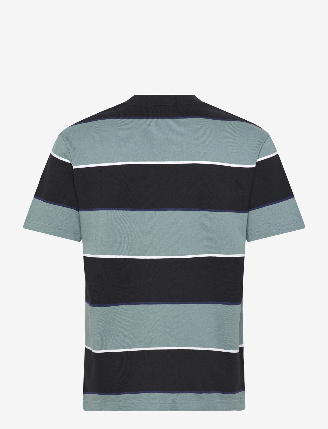 Fred Perry - STRIPED RELAXED T-SHIRT - kurzärmelig - stockport blue - 2