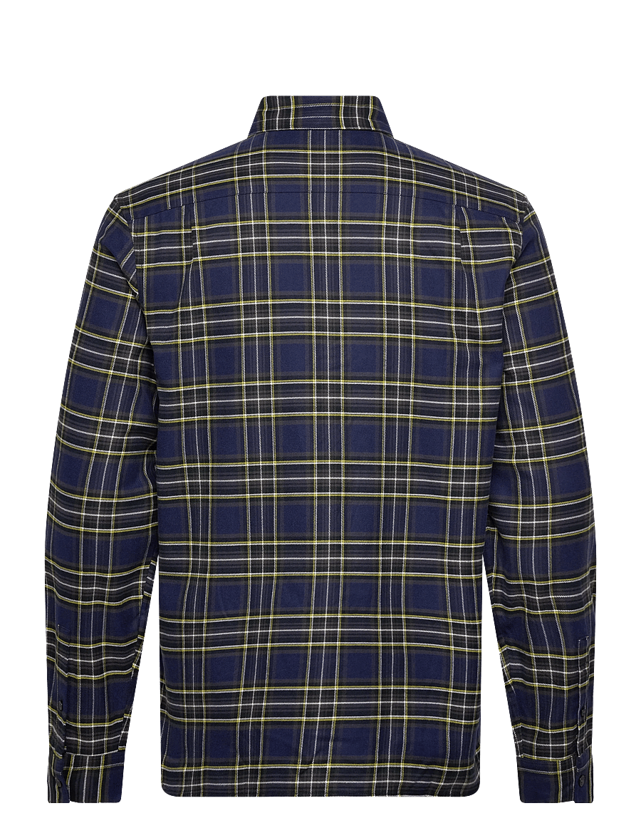 Fred Perry - BRUSHED TWILL TARTAN SHIRT - ruudulised särgid - french navy - 2